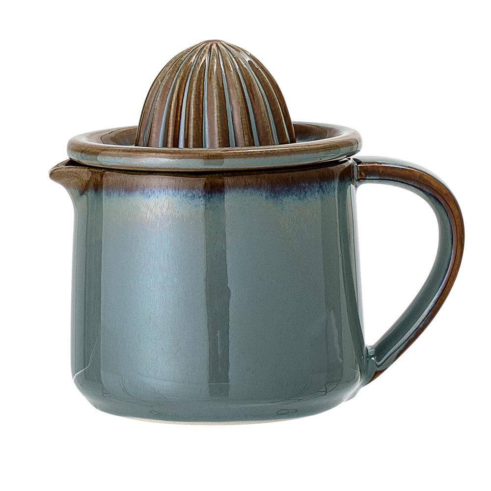 Bloomingville 2in1 Zitruspresse Zitronenpresse Pixie, Keramik, 350ml, manuelle Obstpresse, Orangenpresse, Saftpresse, dänisches Design