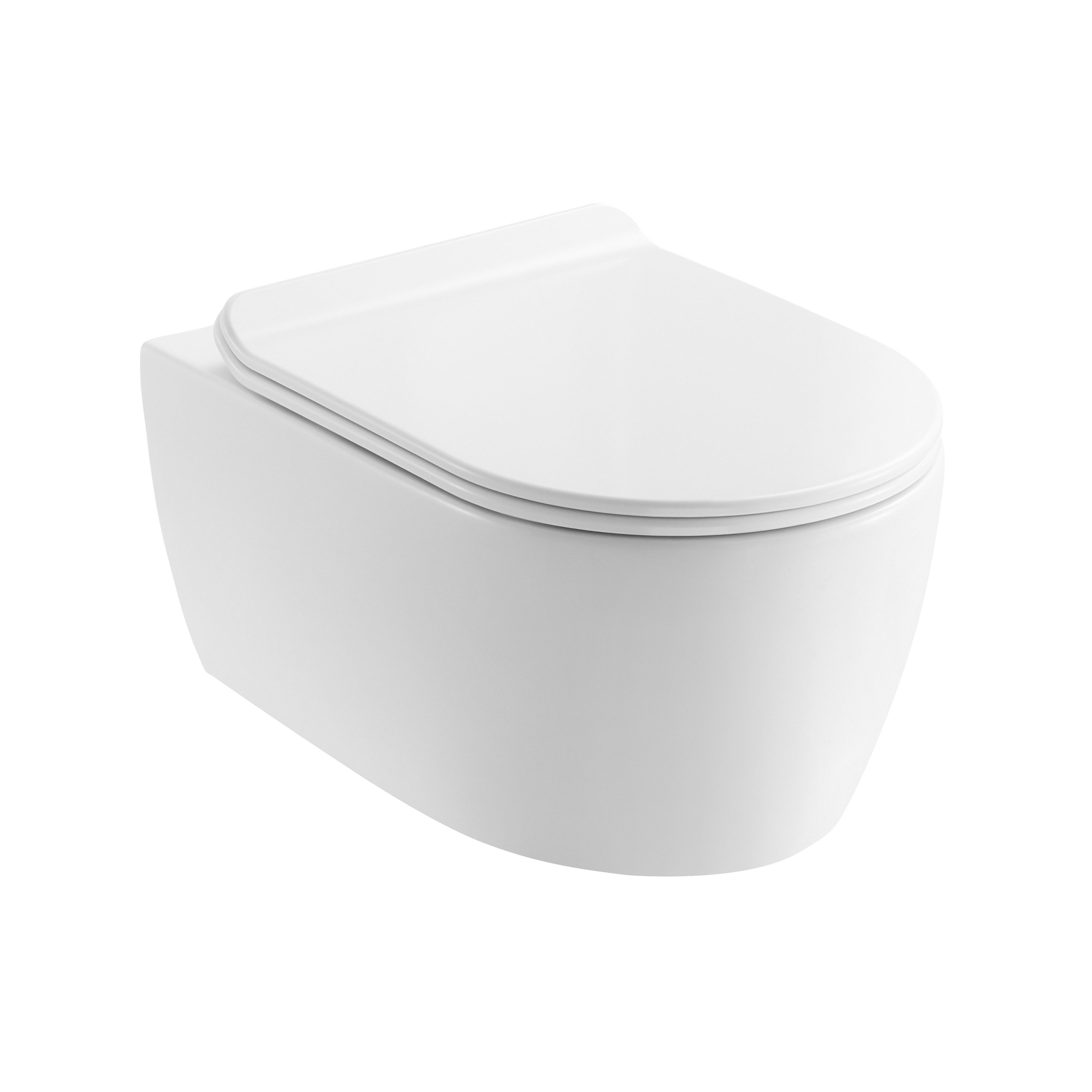 NEG Tiefspül-WC NEG Hänge-WC Uno55T 360° mit Tornad00 Spülung, Wandmontage, Verdeckte Montage