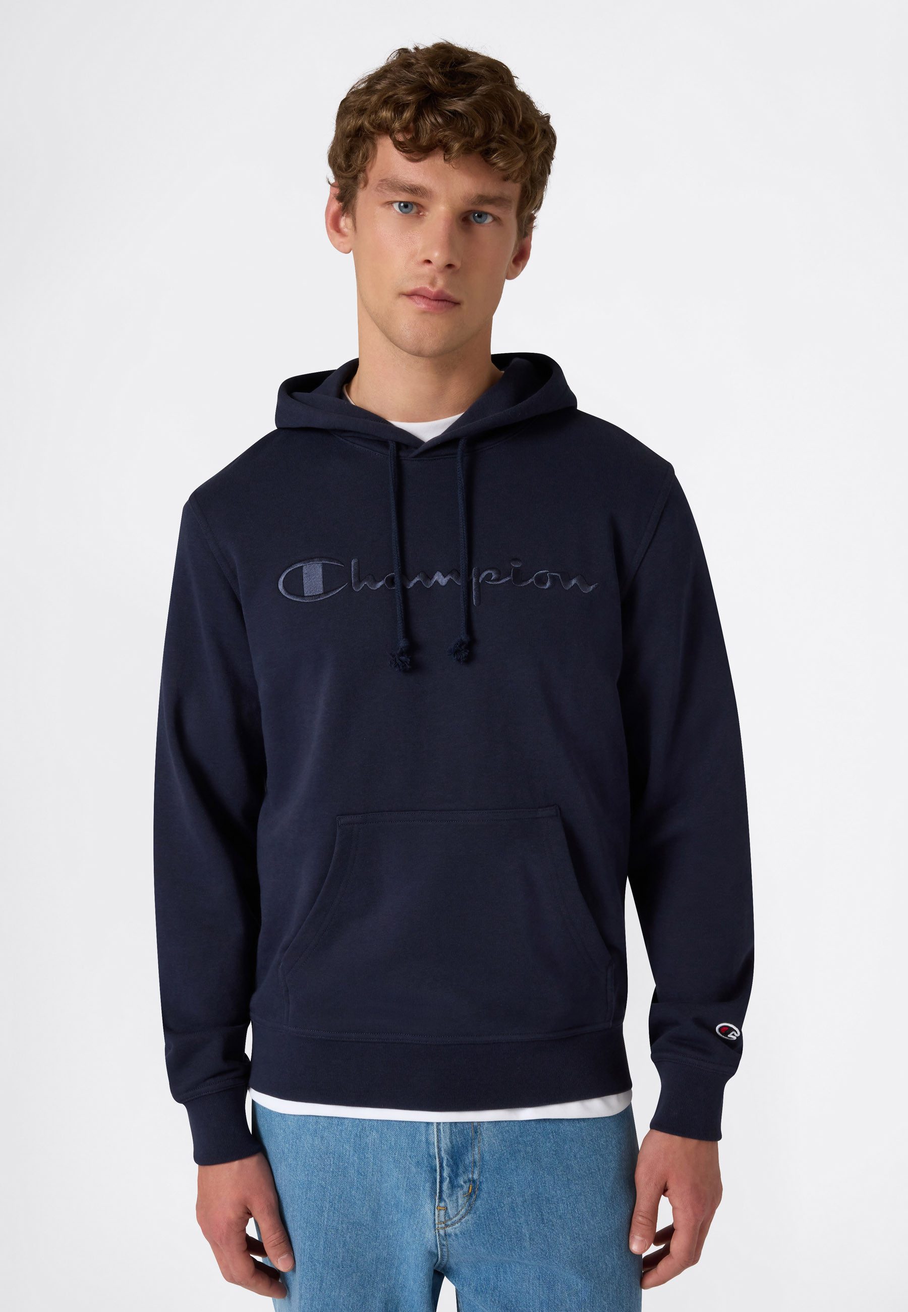 Champion Kapuzensweatshirt ICONS TONAL Terry Hoodie with Big Logo (1-tlg) für sportliche Aktivitäten, sportlicher Stil, mit Kapuze