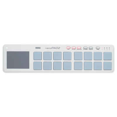 Korg Mischpult, (nanoPAD 2 white MIDI Studio Controller), nanoPAD 2 white - DAW Controller