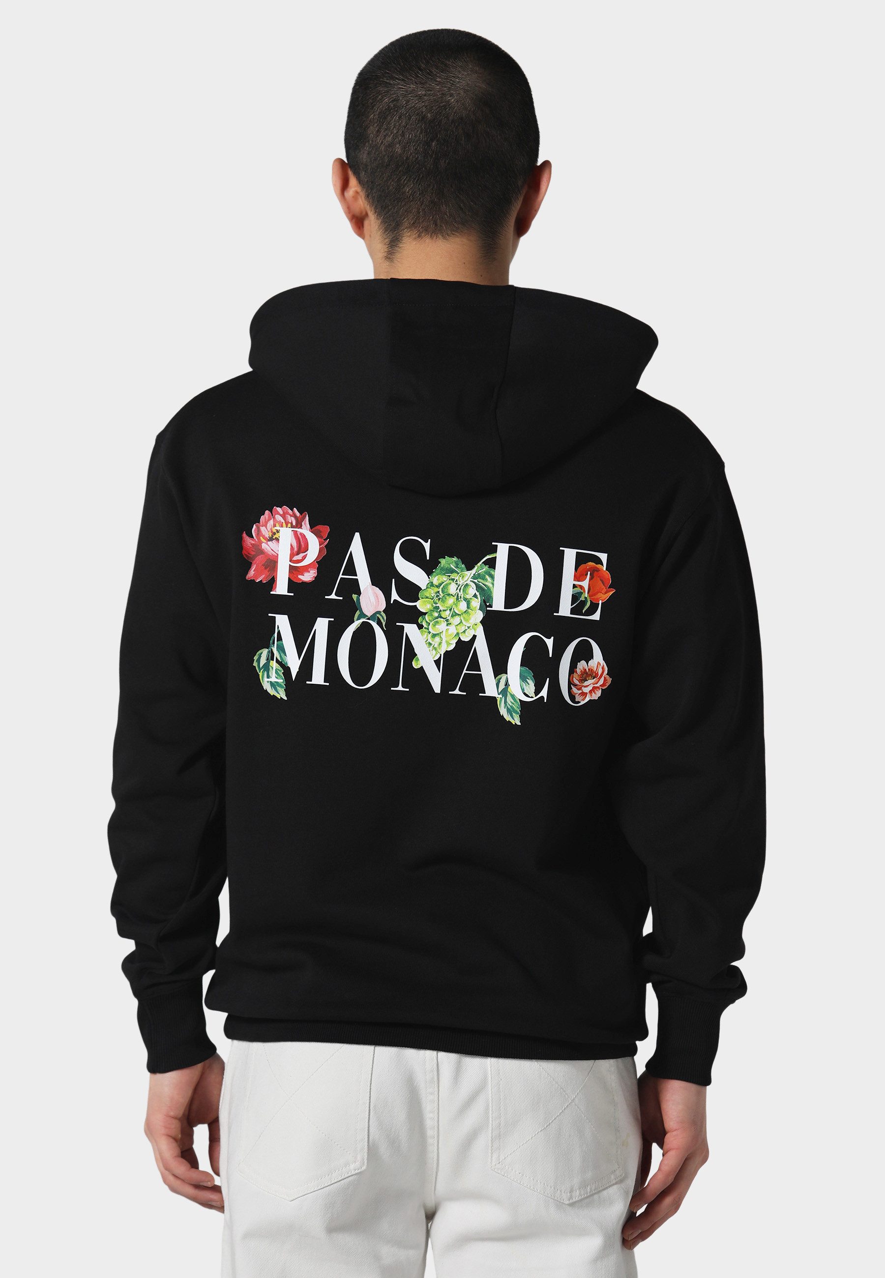 Pas De Monaco Kapuzenpullover Pas De Monaco FLORALE-H HOODY (1-tlg)