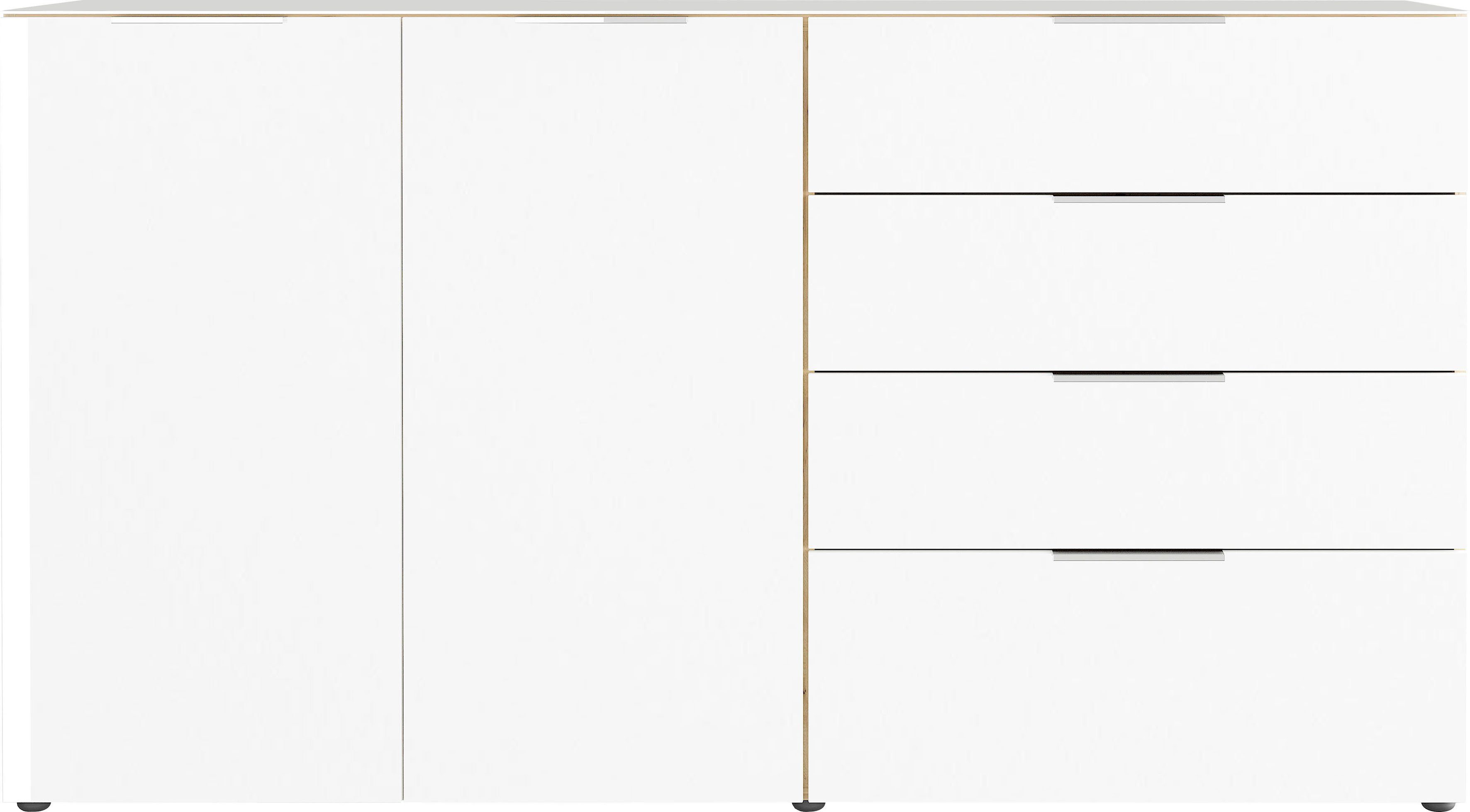 GERMANIA Sideboard "Oakland", in 2 Breiten, Fronten und Oberboden mit Glasa günstig online kaufen