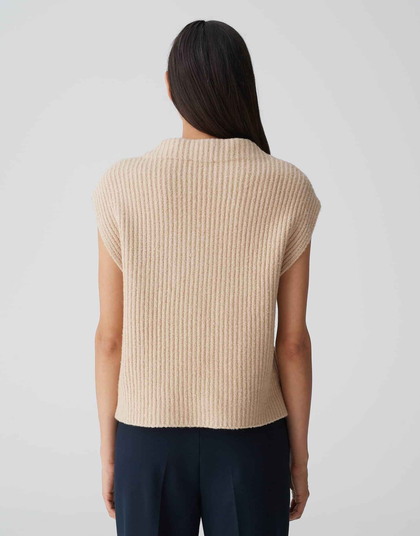 OPUS Pullunder Pullunder PIPETI Regular aus softem Baumwoll Mix