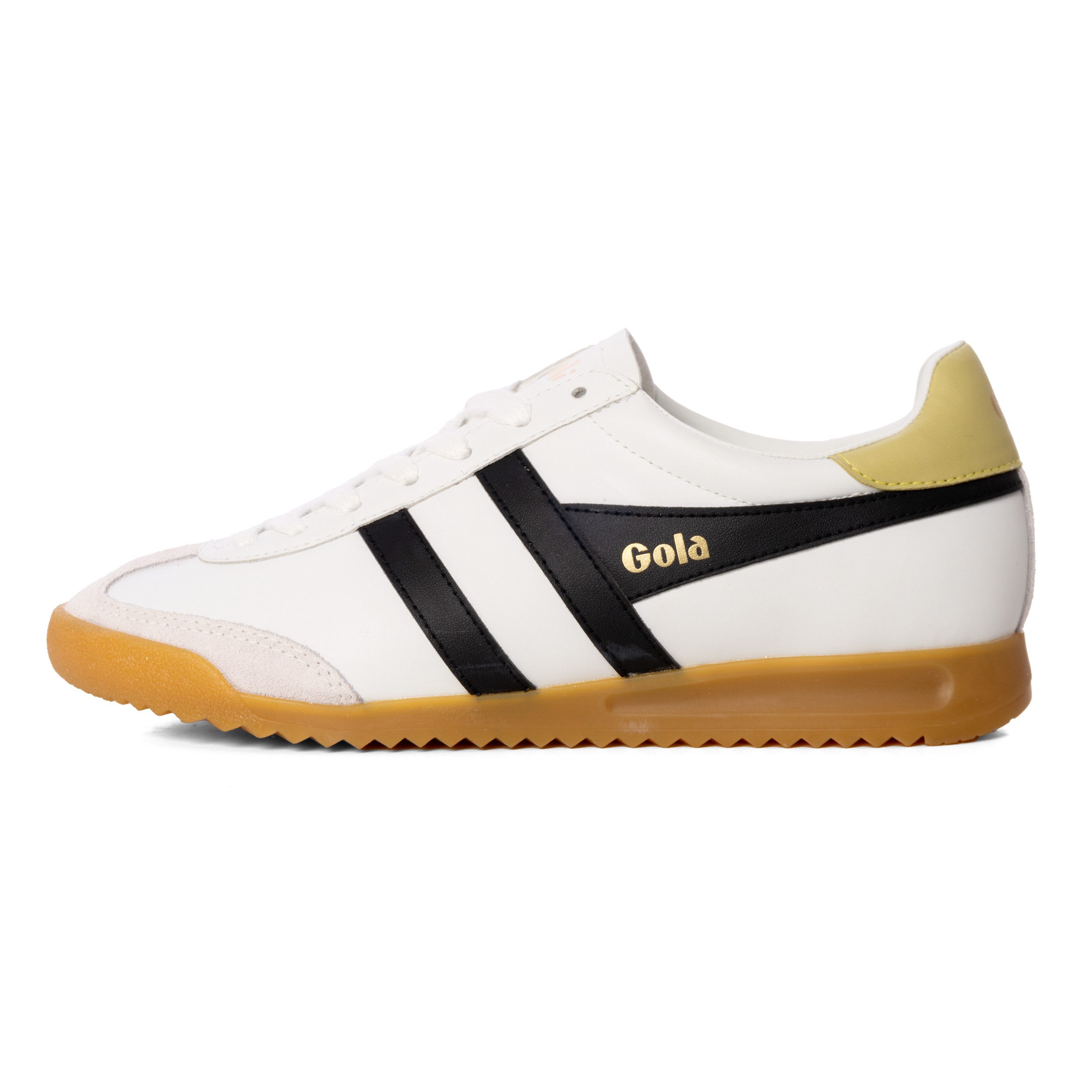 Gola Damenschuh Gola Torpedo Leather, G 40, F white/black/lemon Sneaker