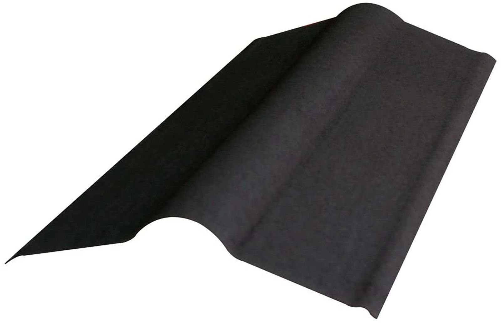 Dachpappe Firsthaube A100 Abschlussprofil Ortgang für Dachplatten, schwarz