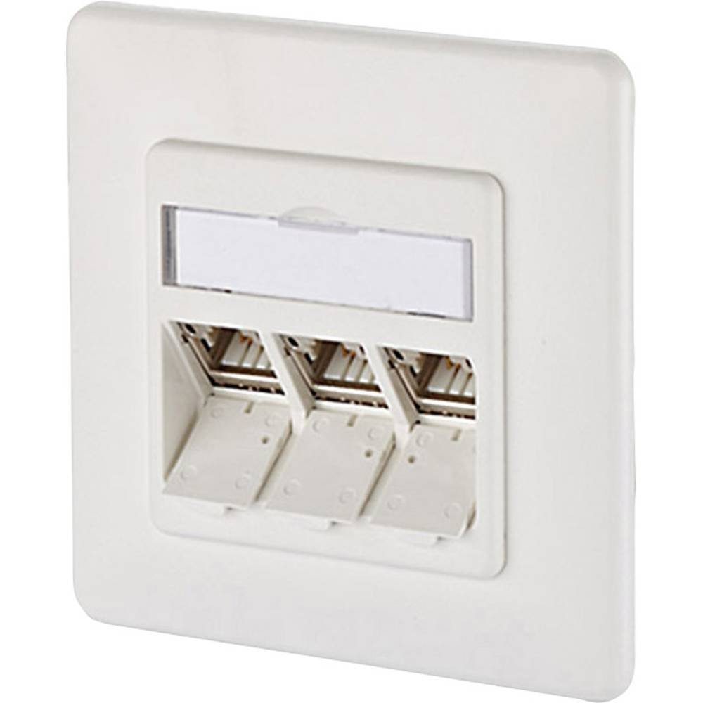 E-DAT modul 3 Port UP Cat.6A Netzwerk-Adapter