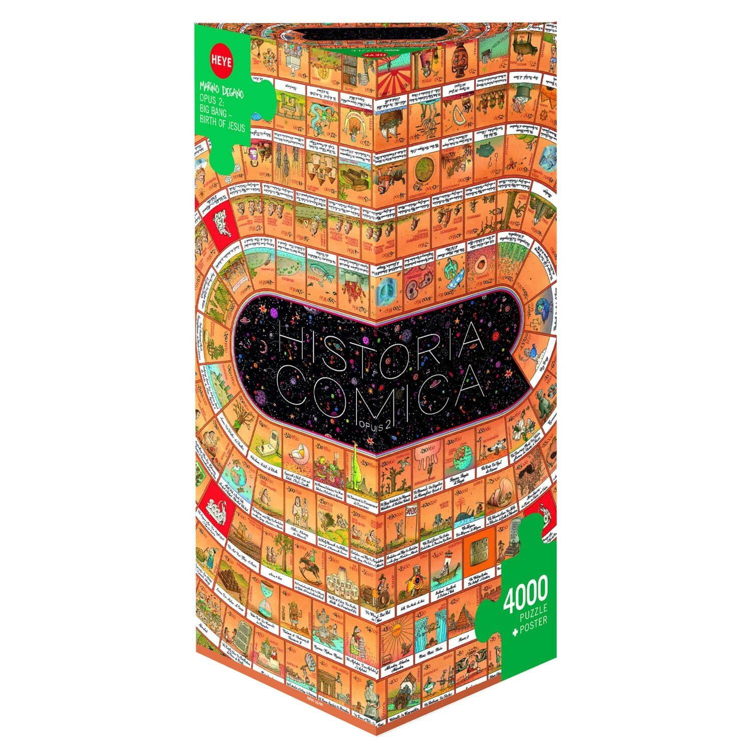 HEYE Puzzle Historia Comica Opus 2, 4000 Puzzleteile