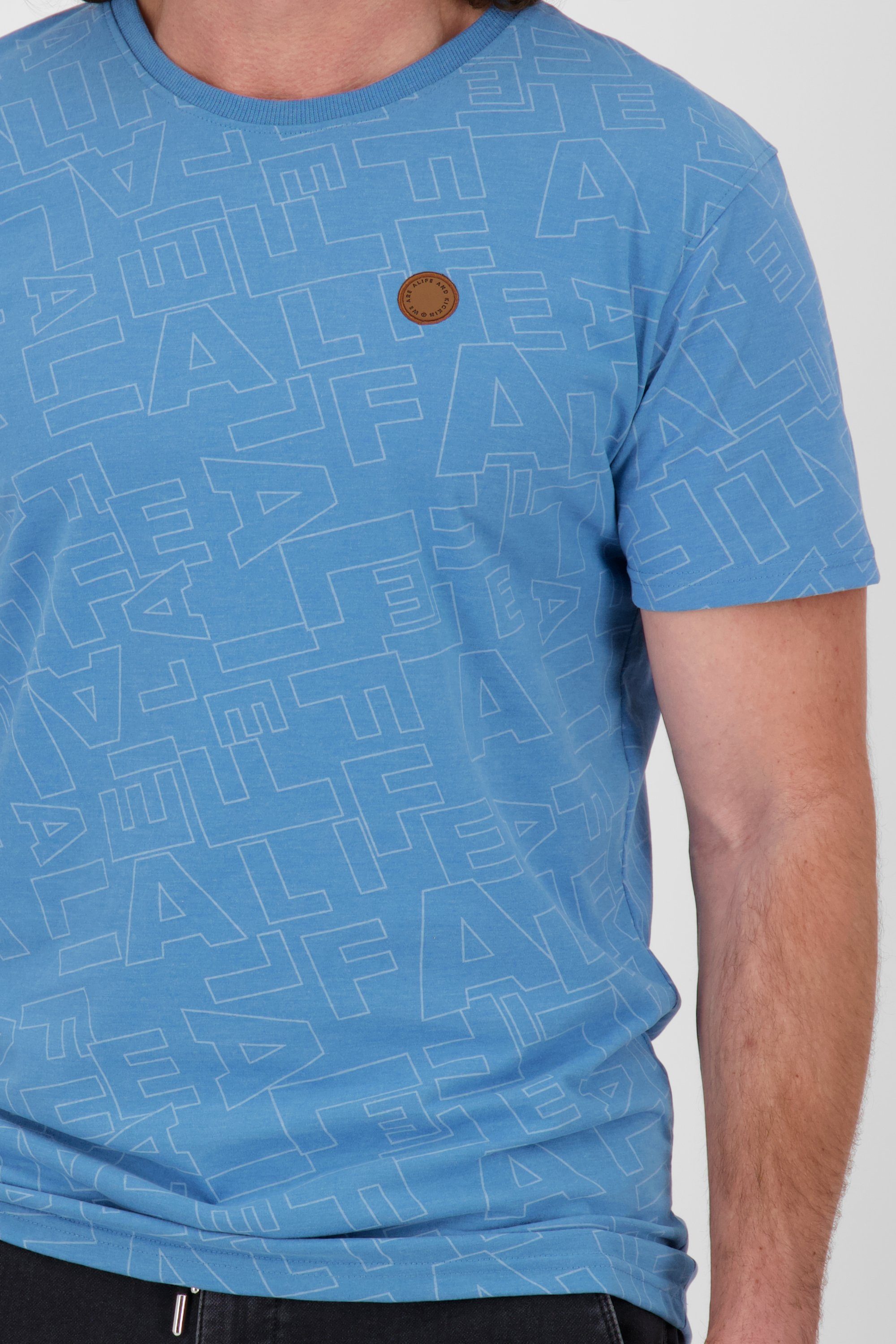 Alife & Kickin Herren T-Shirt indigo MatsAK T-Shirt