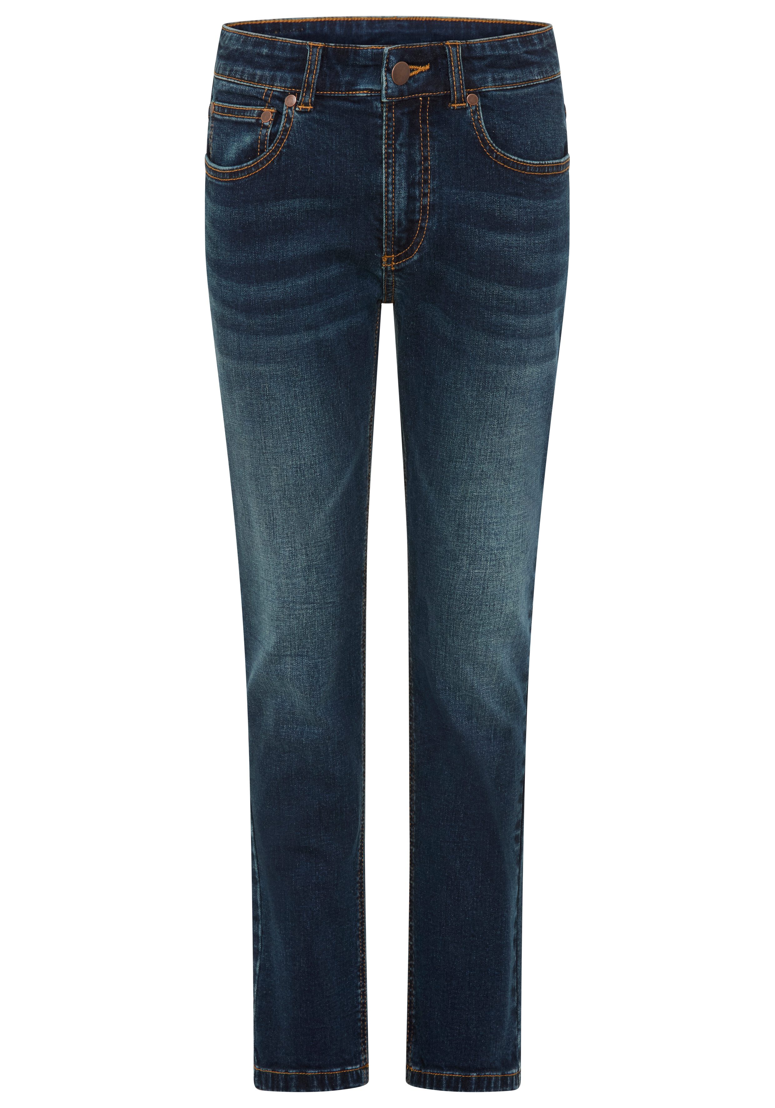 KIDSWORLD Straight-Jeans Gerade Stretchjeans Stretchjeans in authentischer Waschung – Bild 5 von 5