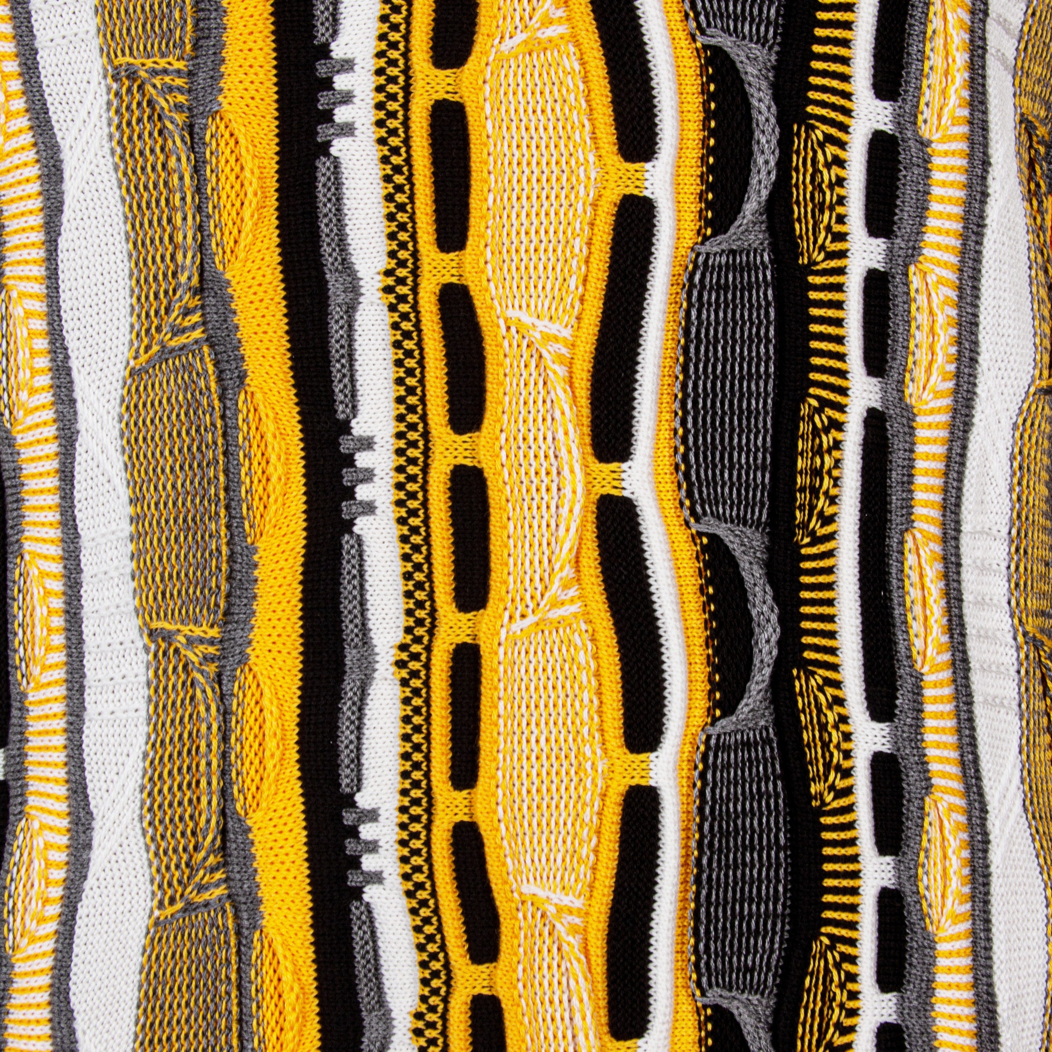 Cascallo Strickpullover Marcello - Gestrickter Luxus Designer Rundhals-Pullover Regular Fit (1-tlg) 3D Optik