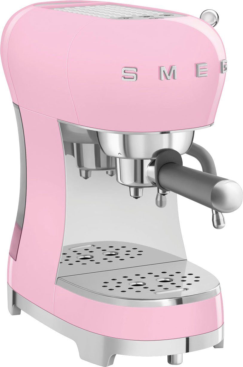Smeg Espressomaschine ECF02PKEU, Herausnehmbare Tassenablage