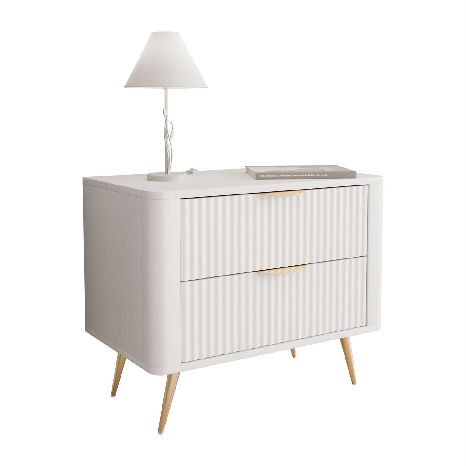 Lookway Nachttisch SCARLETT 2S mit Schubladen (1x Nachttisch), Breite: 63 c günstig online kaufen