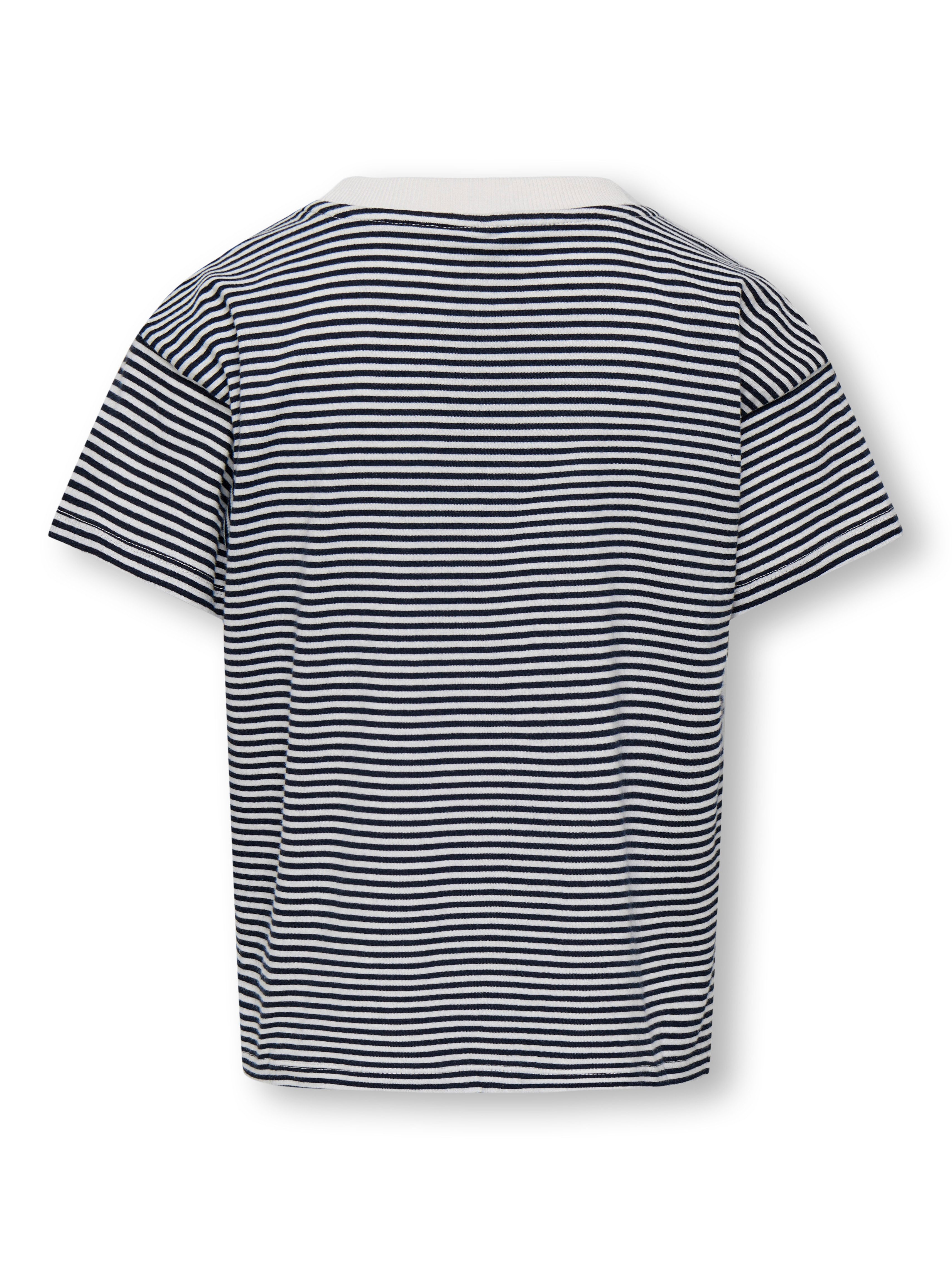 KIDS ONLY Kurzarmshirt KOGPISA MAIKEN LIFE CROP SS ONL JRS NOOS