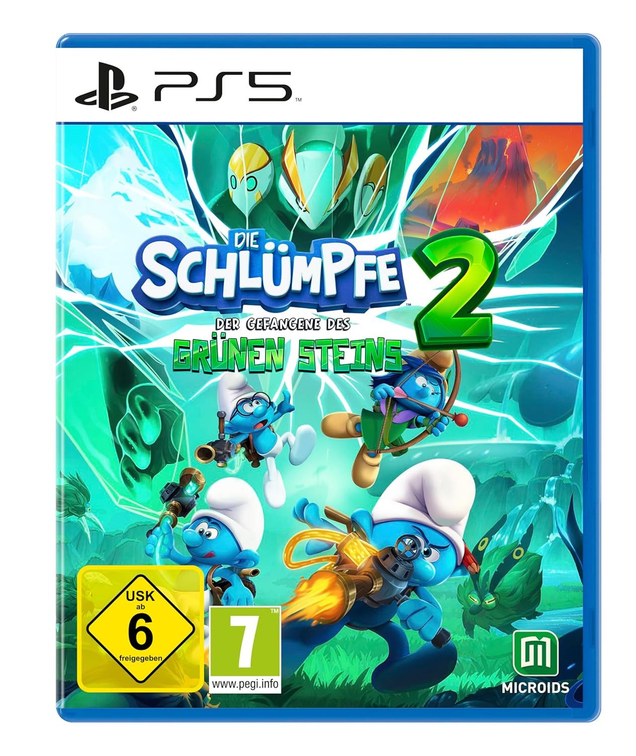 Die Schlümpfe 2: Der Gefangene des Grünen Steins EU Playstation 5, PlayStation 5, Lokaler Mehrspielermodus