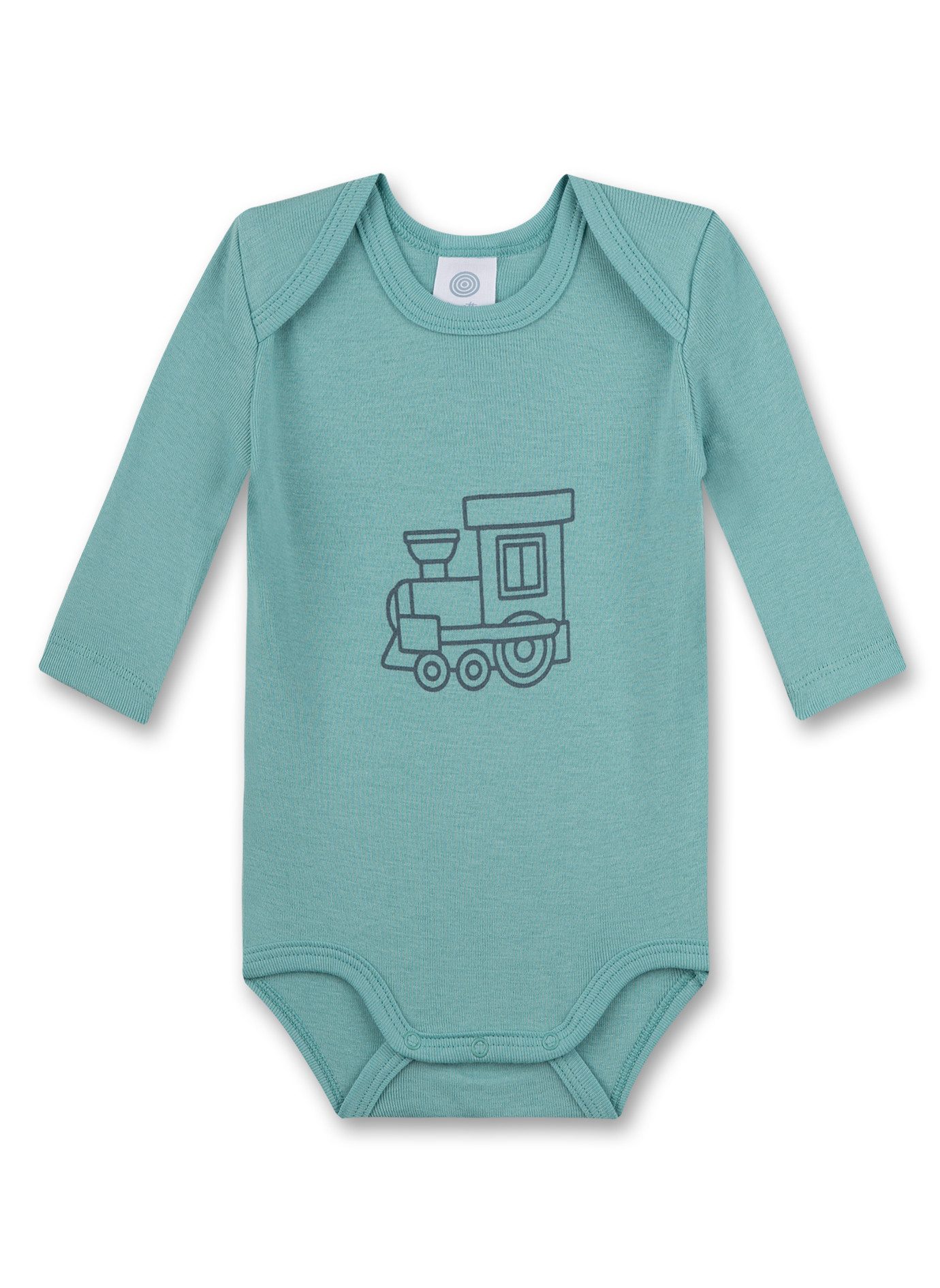 Sanetta Langarmbody Baby Langarmbody 3er-Pack aus Baumwolle mit Lokomotiv-Motiv