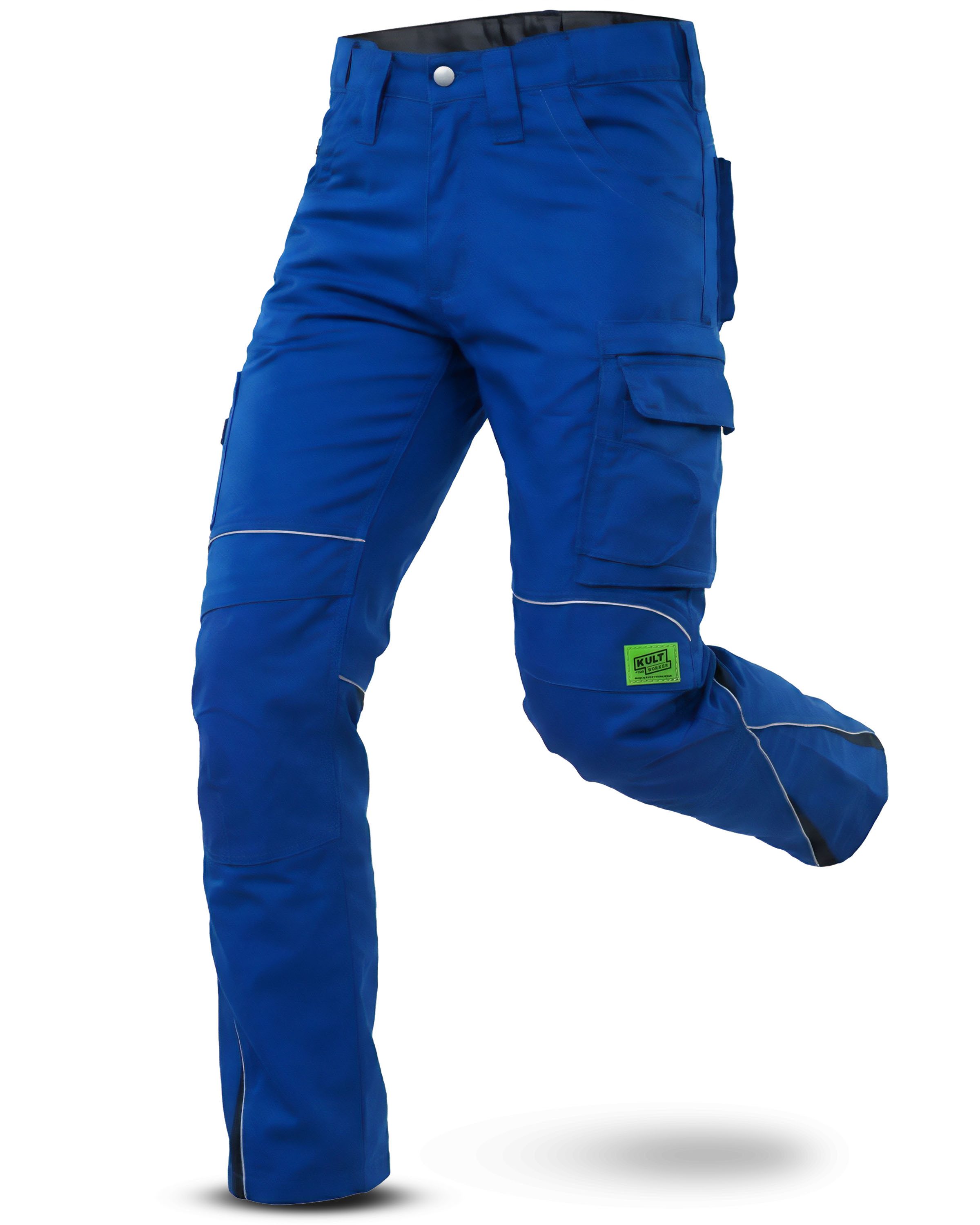 TMG International Arbeitshose Bundhose Cargohose Kultworker Herrenhose gerade und ergonomisch geschnitten - dehnbarer Hosenbund - bis Gr. 82