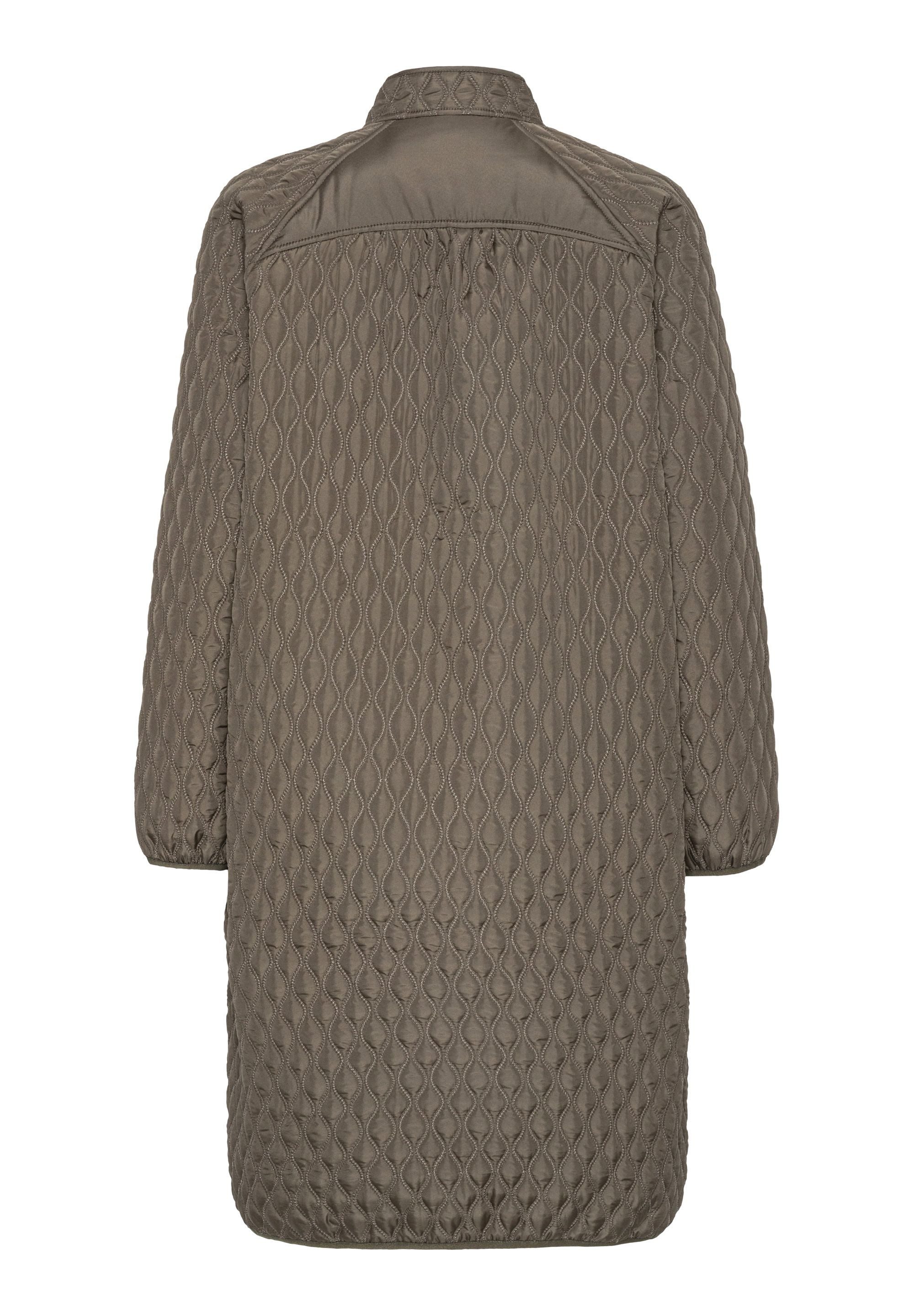 Ilse Jacobsen Steppjacke ALLY06 Modischer Oversize-Steppmantel mit Stehkragen und Raglanärmeln