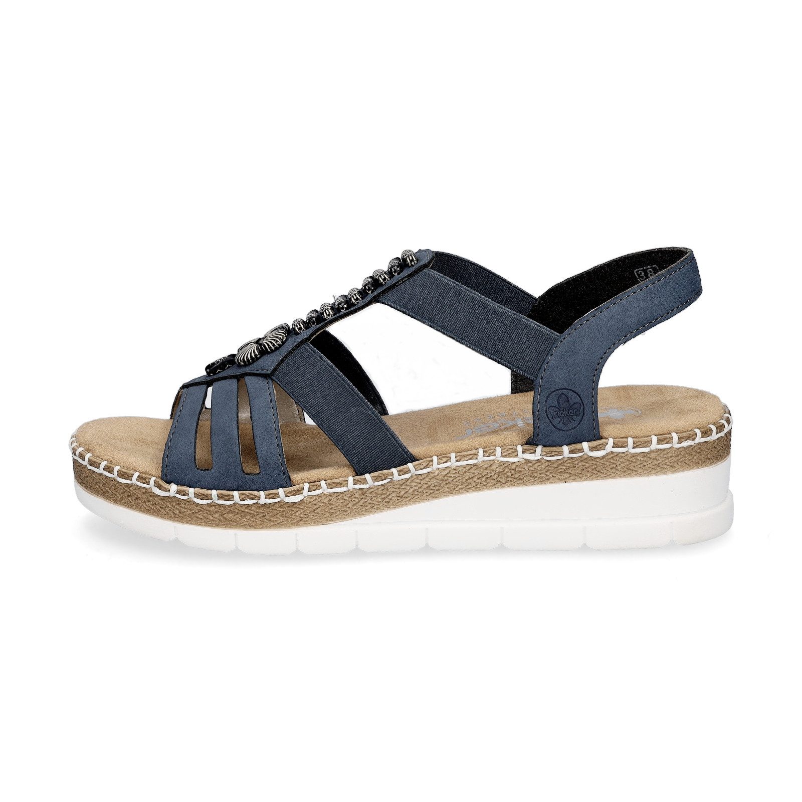 Rieker Rieker Damen Sandale blau Sandale günstig online kaufen