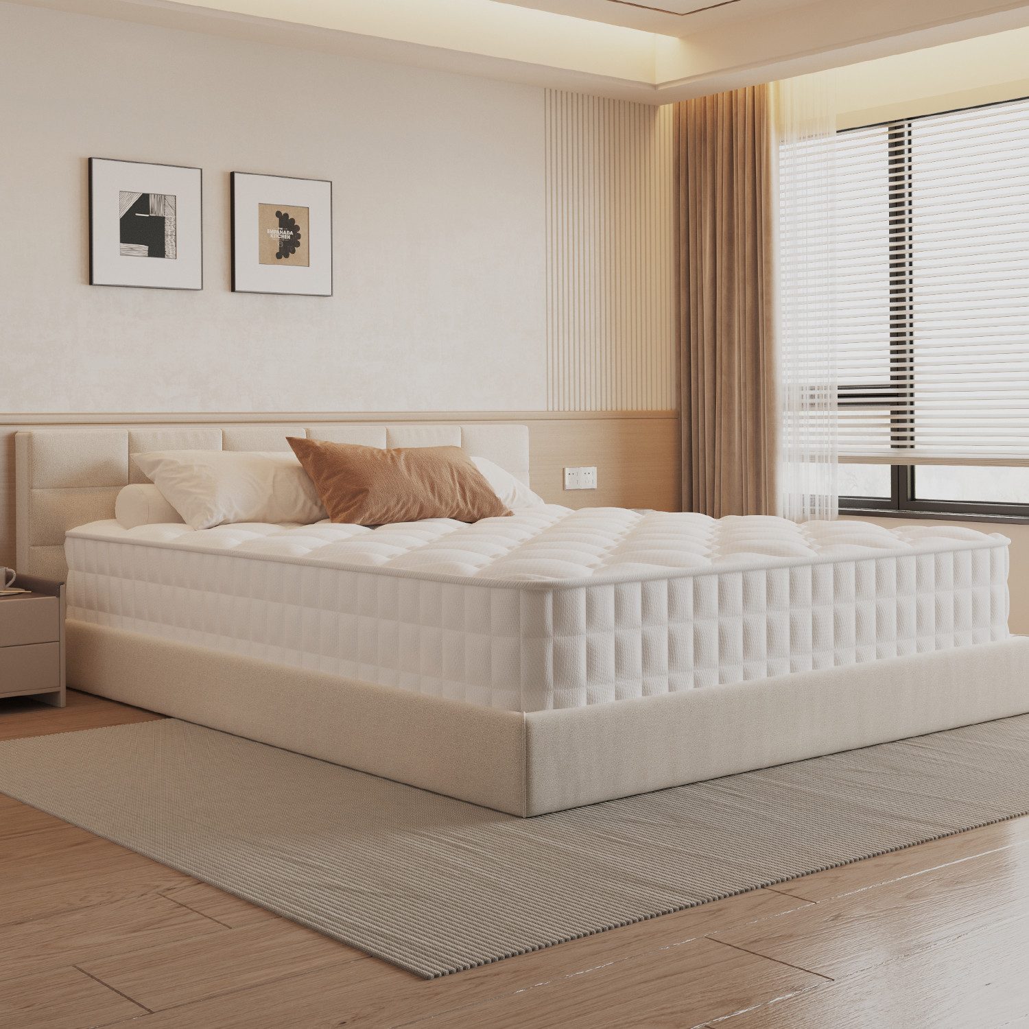 Taschenfederkernmatratze Matratze 7-Zonen Federkernmatratze H3 orthopädisch günstig online kaufen