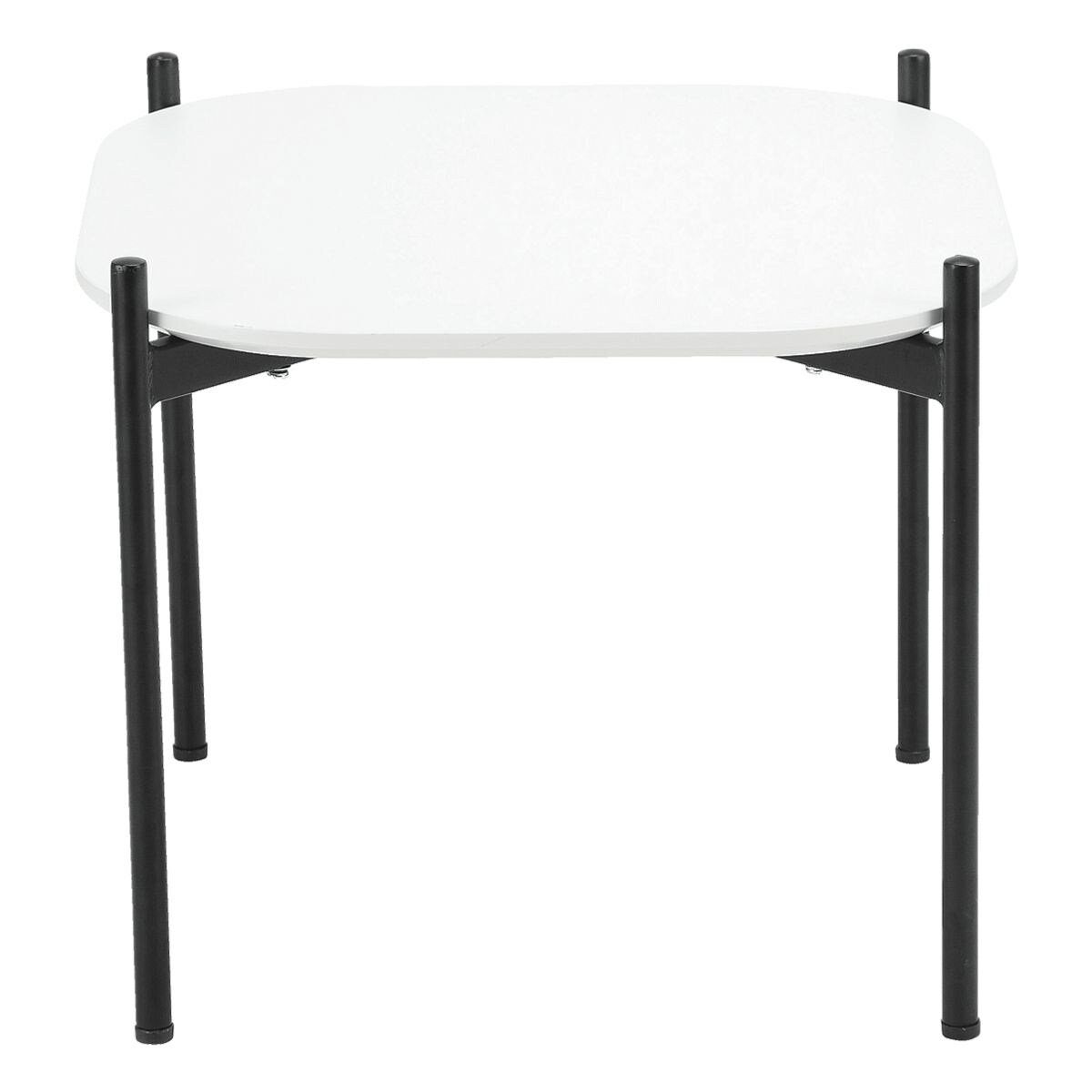PAPERFLOW Beistelltisch Meet, Breite 50 mit Tischplatte lackierter cm, schwarz/weiß