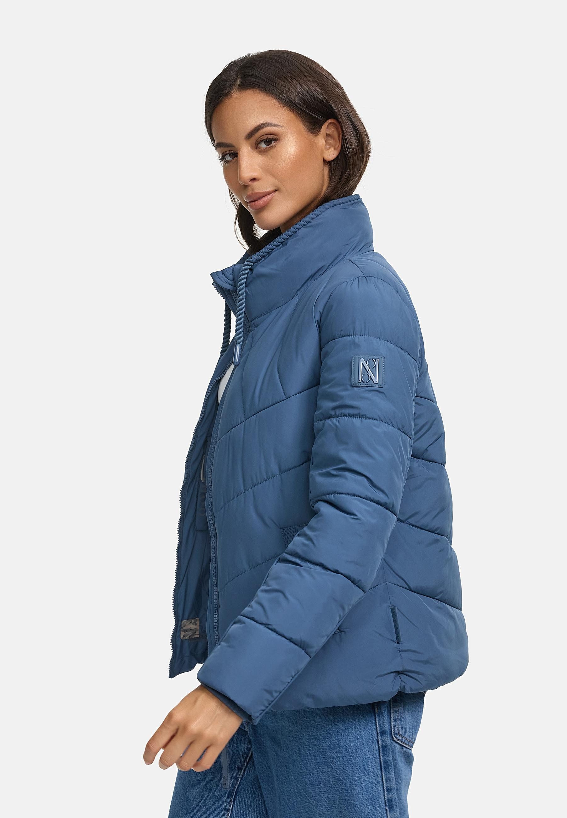 Navahoo Steppjacke Liebesfee 14 gesteppte Damen Übergangsjacke mit wattiertem Stehkragen