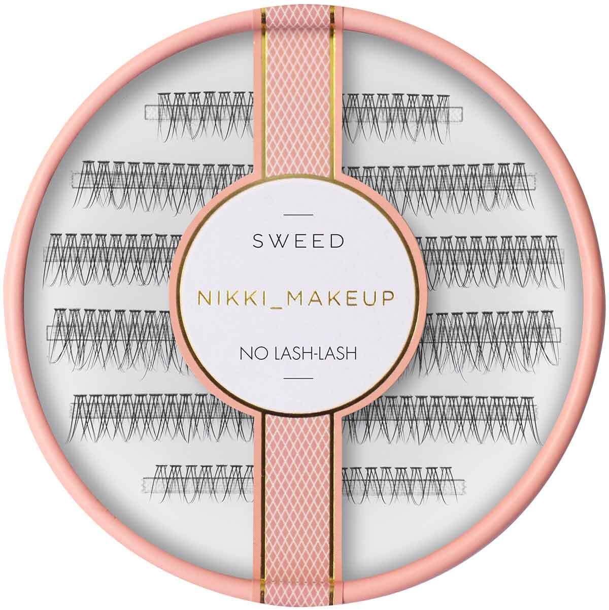 Sweed Cluster-Formation tlg. natürlichen Sweed besonders Kunstwimpern schwarze 1 für feine, in Nikki No Wimpern ultimativ, Lash-Lash, Bandwimpern einen Effekt., Künstliche,