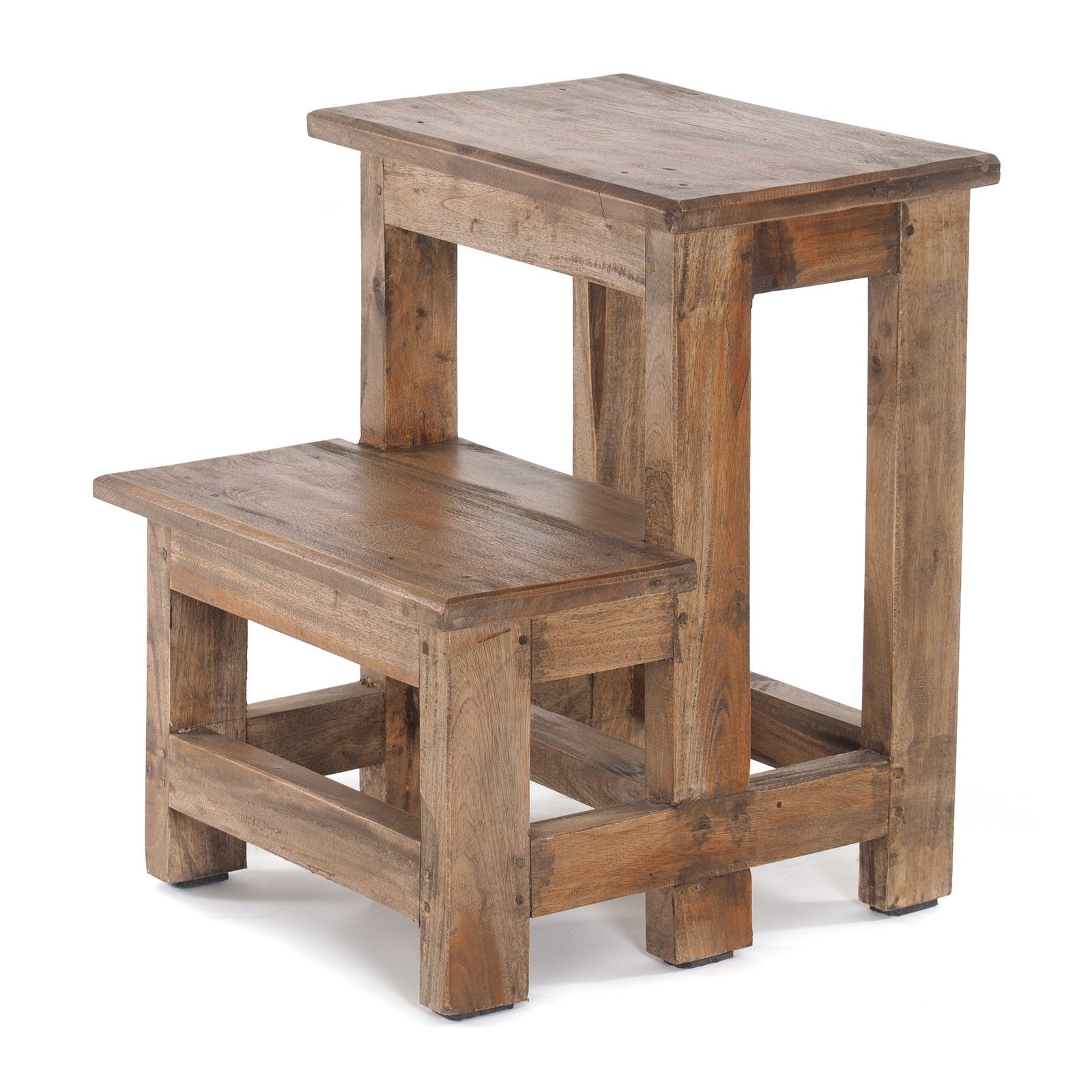 DESIGN DELIGHTS Hocker TRITTLEITER STEP, 46x37cm (HxB), Altholz, Tritthocke günstig online kaufen