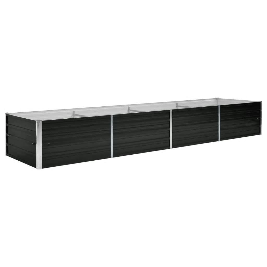 DOTMALL Garten-Essgruppe Garten-Hochbeet Anthrazit 320 x günstig online kaufen