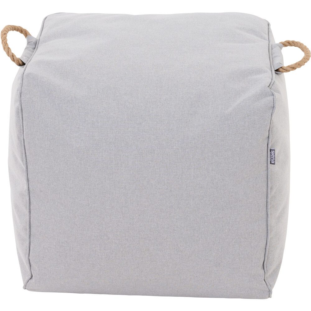 Siena Garden Gartenlounge-Hocker Integral Hocker chalk grey Sitz-Fußhocker chalk grey