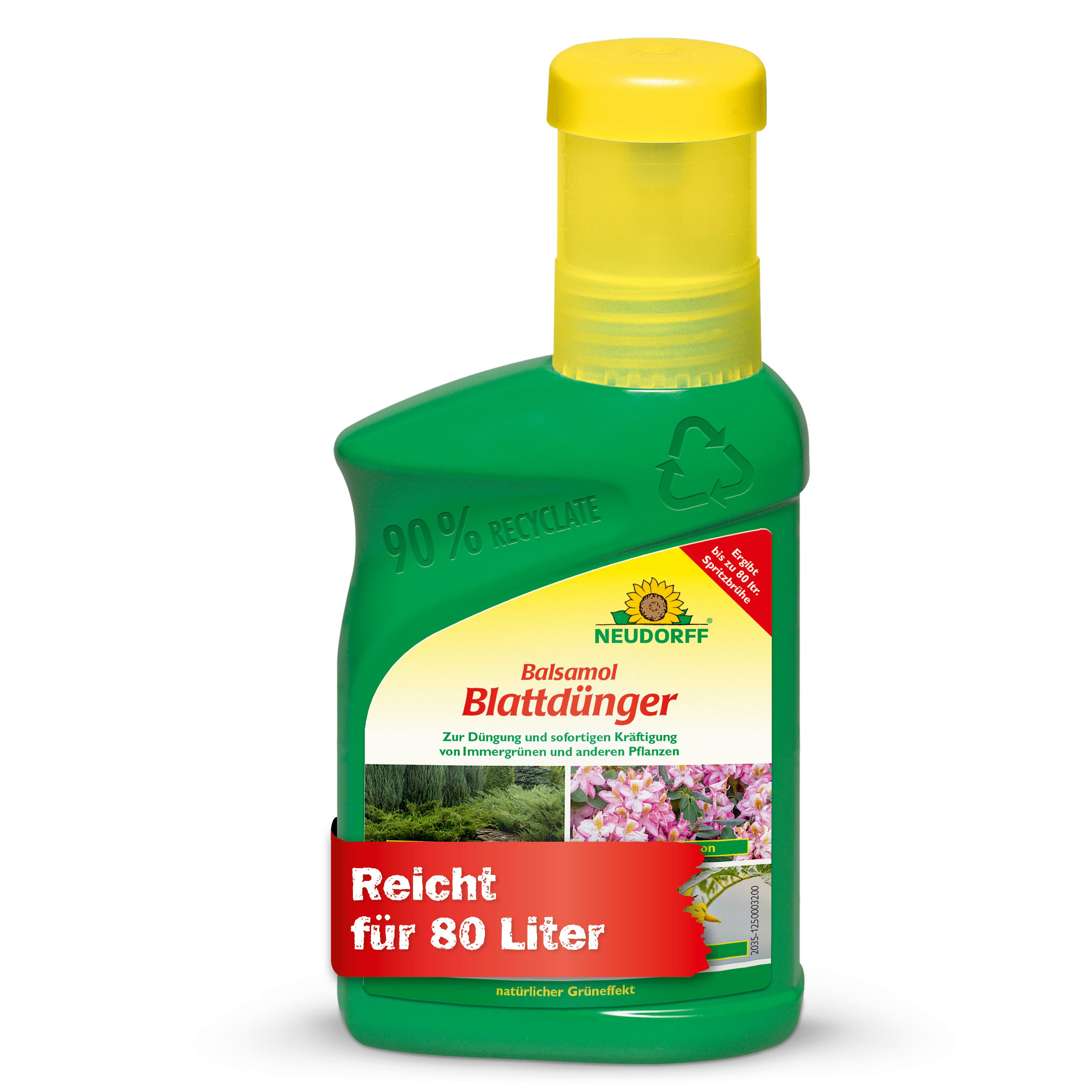Neudorff Pflanzendünger Neudorff Balsamol Blattdünger 250ml, Organischer Blattdünger mit 9 % Stickstoff, 1-St., Wirkungsdauer der Nährstoffe ca. 3 Wochen, Schnell verfügbarer Stickstoff für kräftiges Pflanzenwachstum