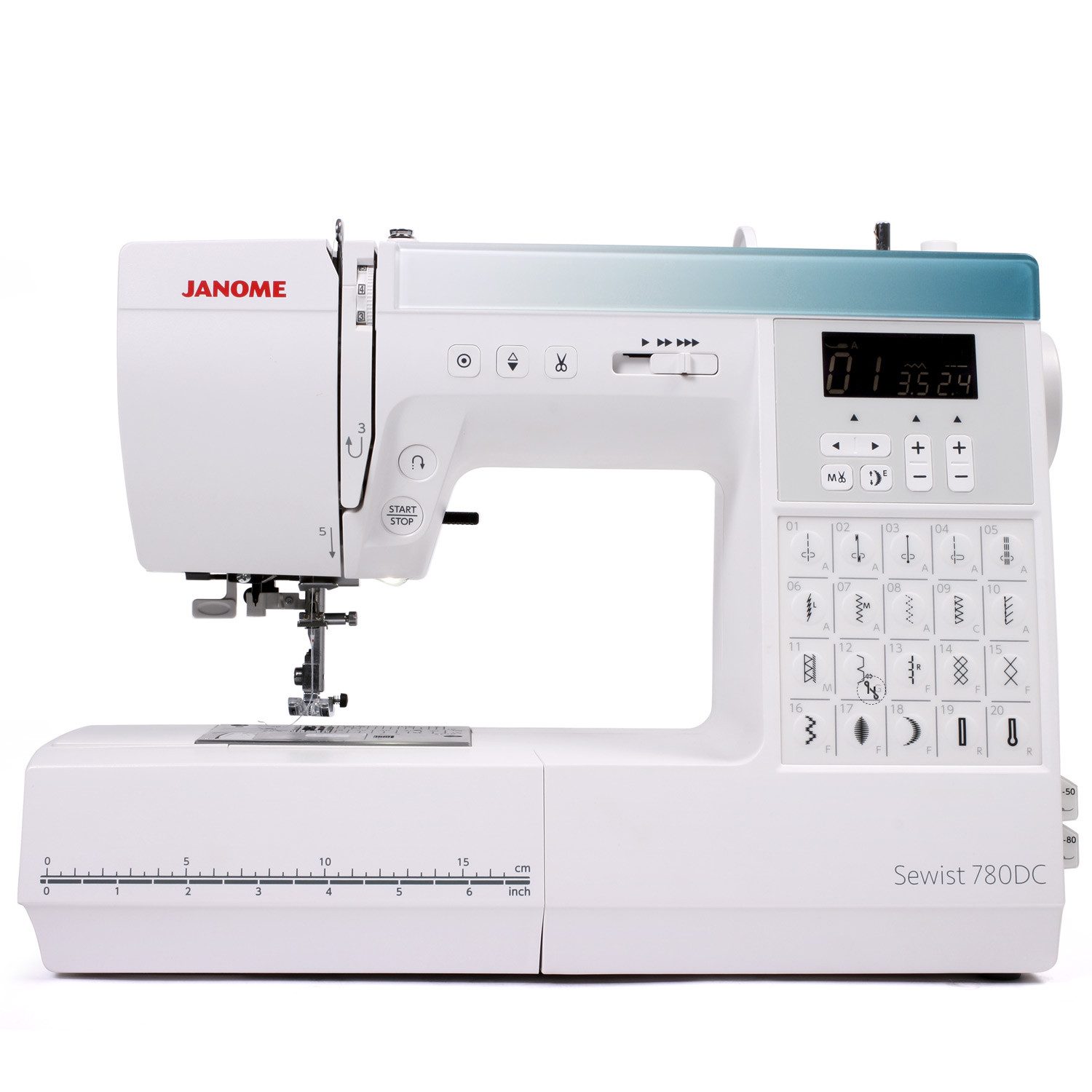 Janome Nähmaschine Sewist 780DC, 80 Programme