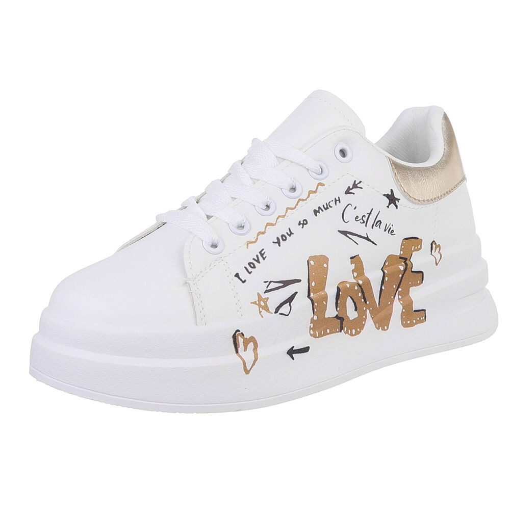 Ital-Design Damen Low-Top Freizeit Sneaker (88519165) Flach Sneakers Low in günstig online kaufen