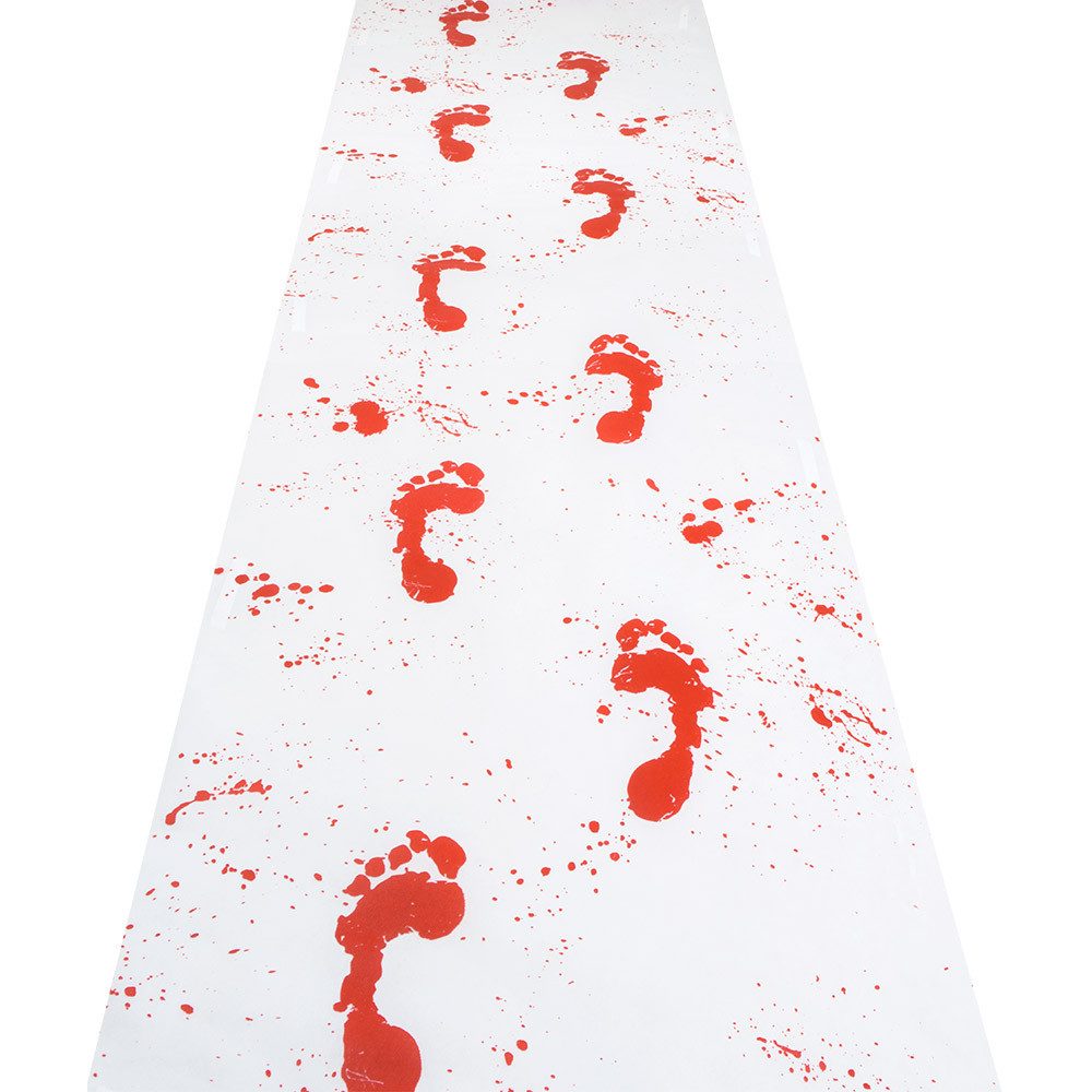 Boland Dekoobjekt Teppich blutige Fußspuren Halloween günstig online kaufen