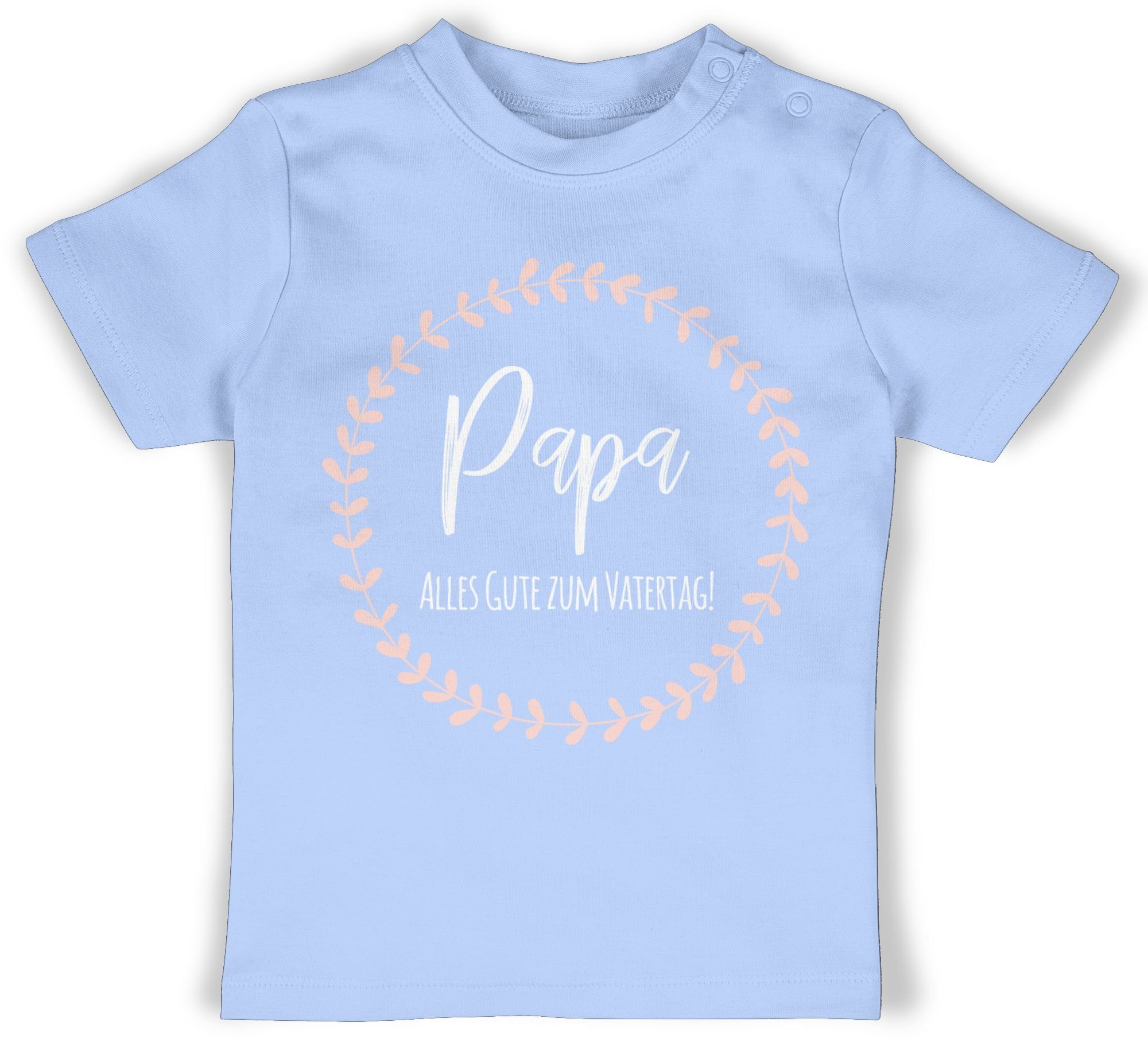 Baby T-Shirt kurzarm mit Spruch Alles Liebe zum Vatertag Geschenk Papa 