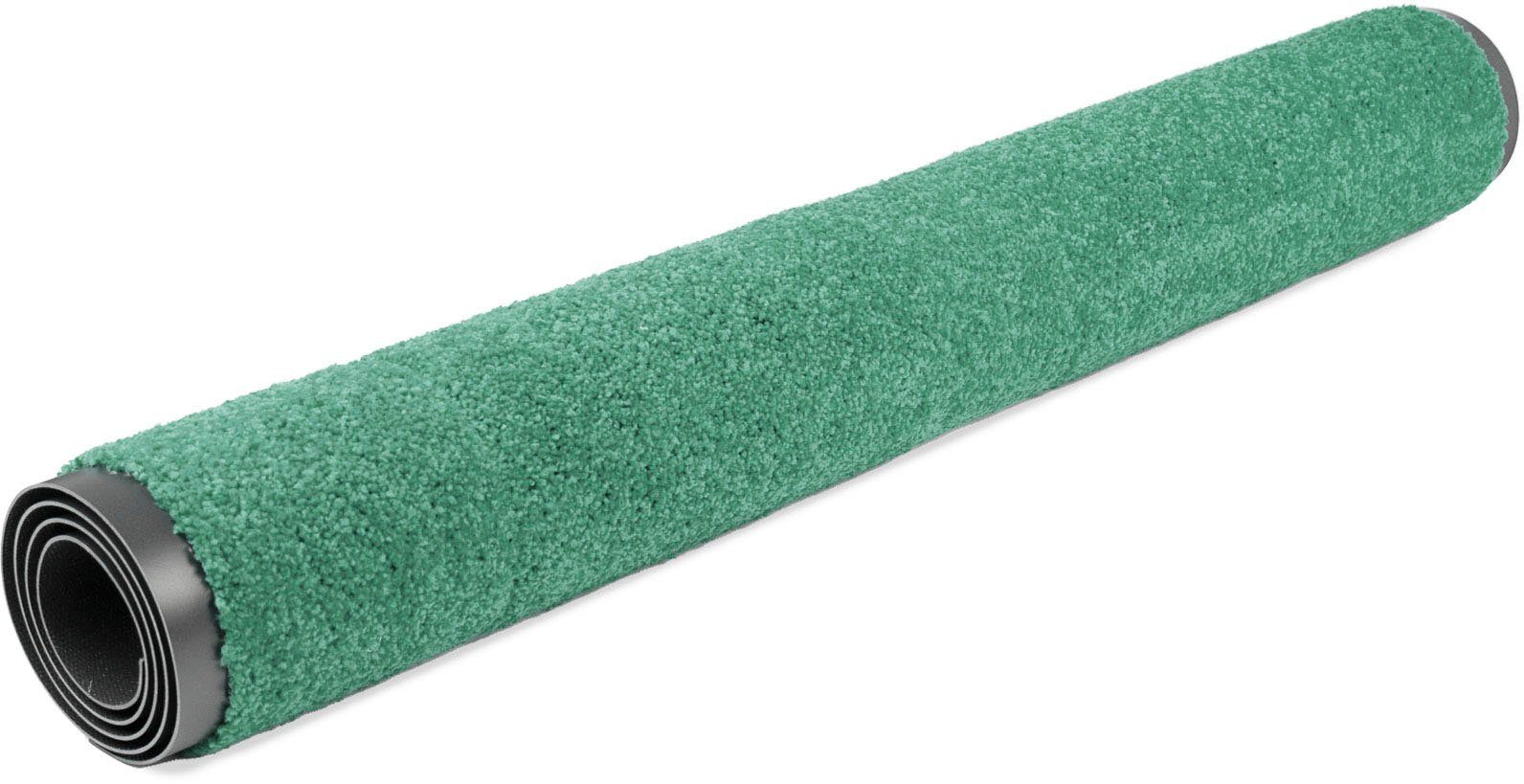 waschbar große Primaflor-Ideen Textil, Fußmatte Farbauswahl, mint Höhe: 8,5 in mm, CLEAN, Schmutzfangmatte, rechteckig,