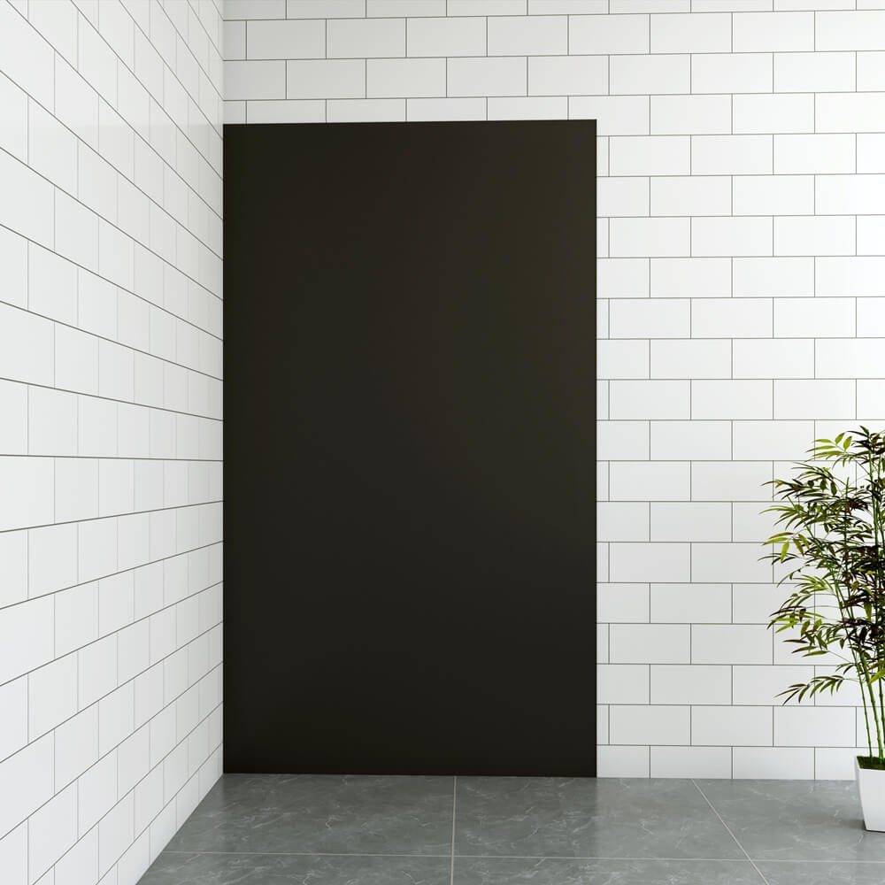 duschspa Duschrückwand 3mm schwarz PE-Aluminium Duschwandpaneele günstig online kaufen