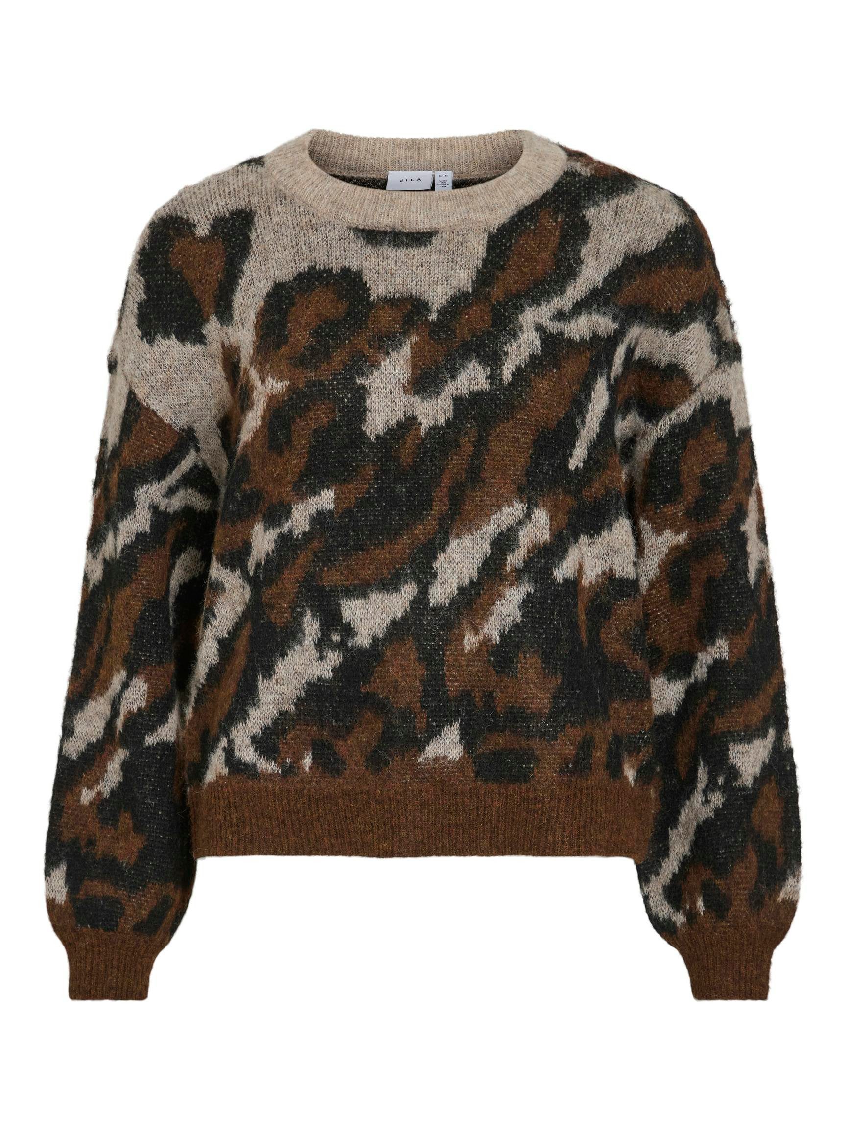 Vila Rundhalspullover günstig online kaufen