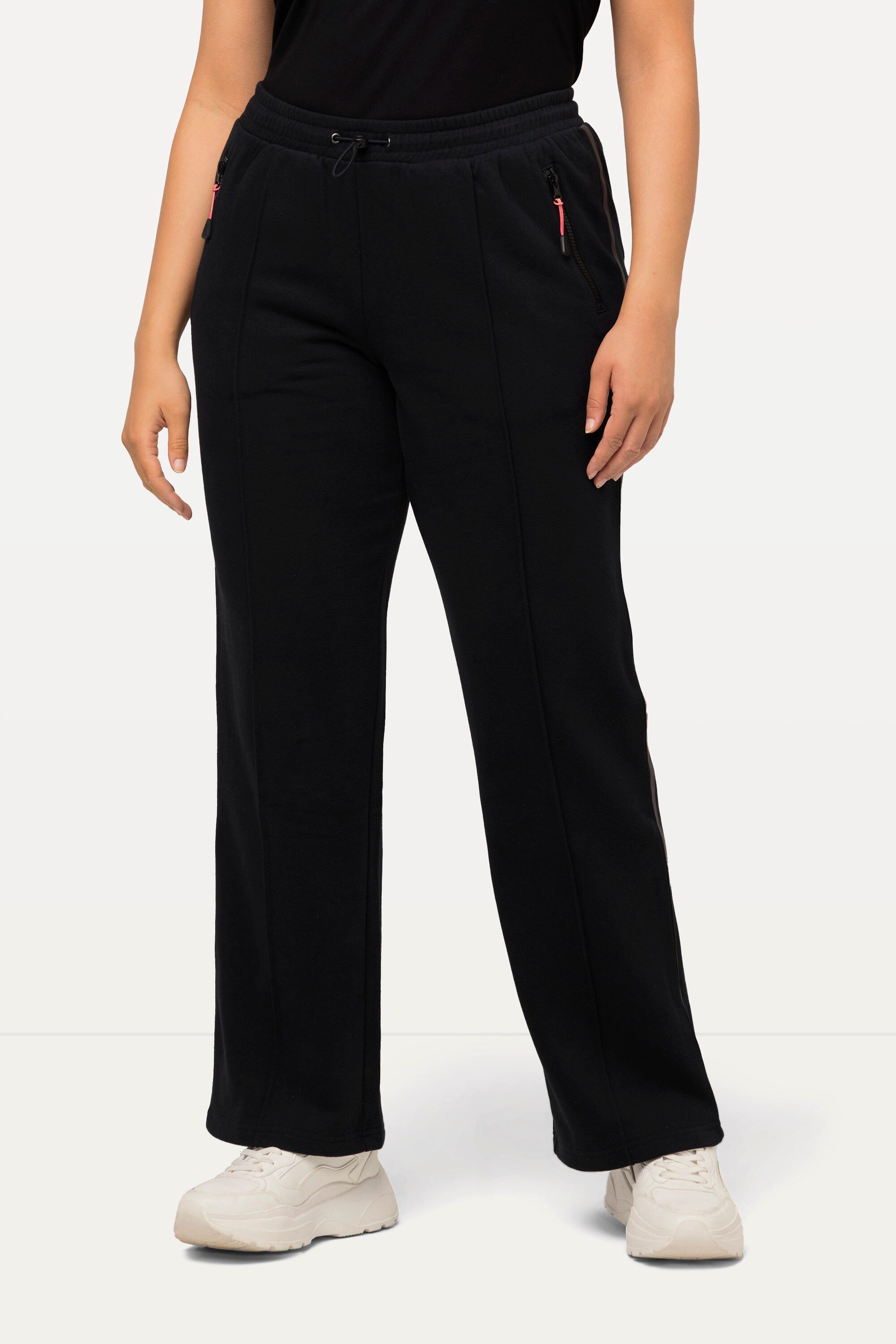 Ulla Popken Jogginghose Jogginghose Reflektorstreifen Zipptaschen günstig online kaufen