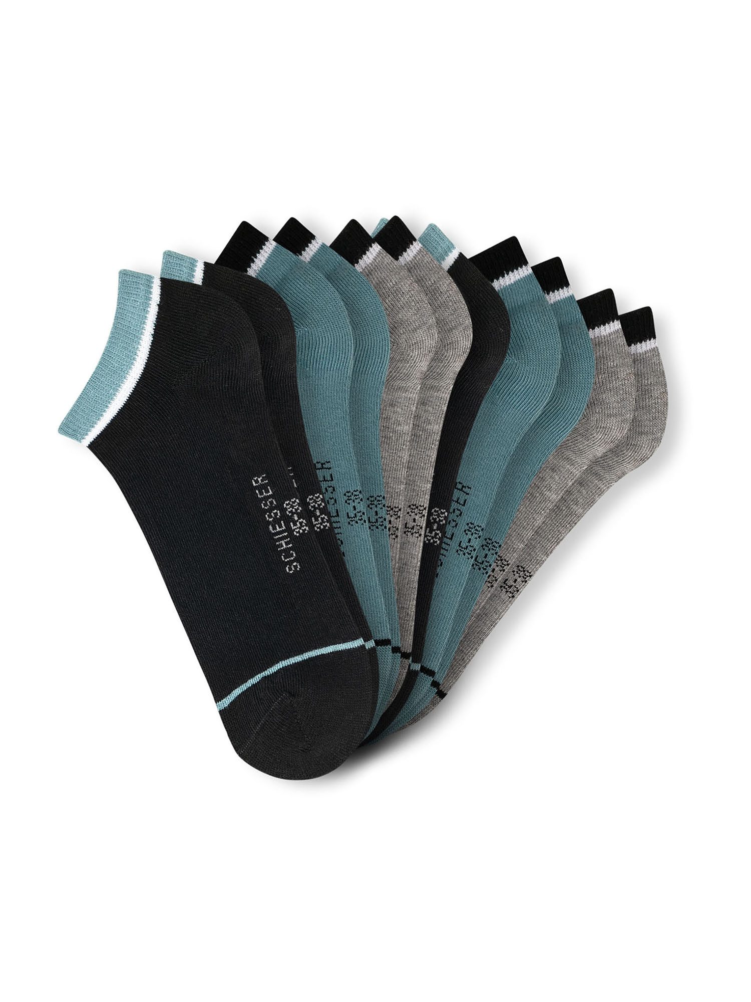 Schiesser Sneakersocken Legwear Kids (6-Paar) Sneaker Socken, Kurzsocken, Füßlinge