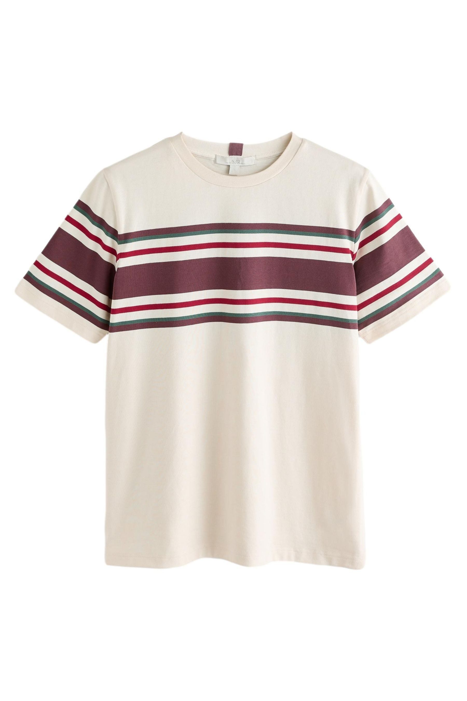 Next T-Shirt Schweres T-Shirt mit Provence-Grafik günstig online kaufen