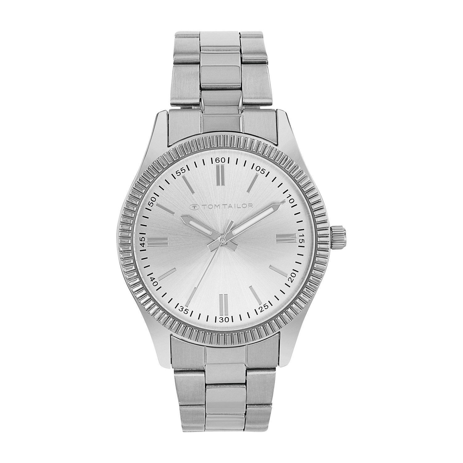 TOM TAILOR Quarzuhr 2100727, Armbanduhr, Herrenuhr, Edelstahlarmband, analog
