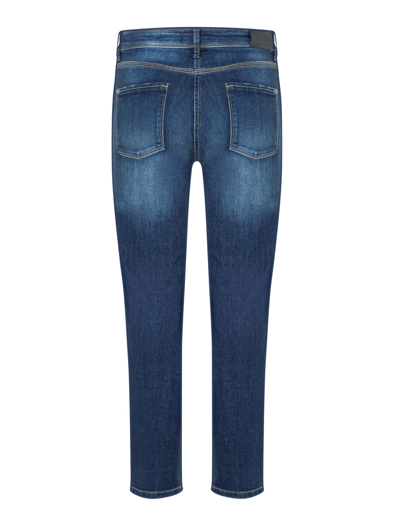 Cambio Stretch-Hose blau,Casual,Baumwolle,Unifarben,Skinny,Mittel