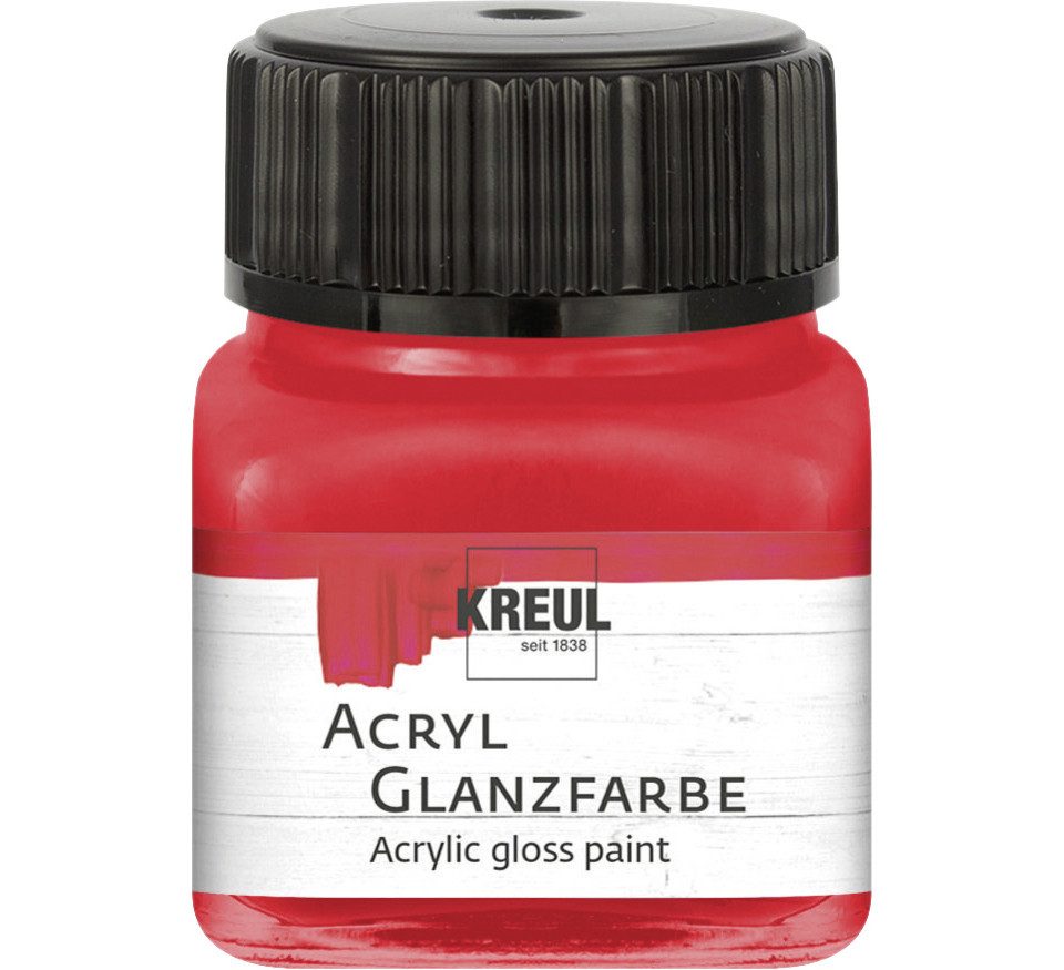 Kreul Künstlerstift Kreul Acryl Glanzfarbe rot 20 ml