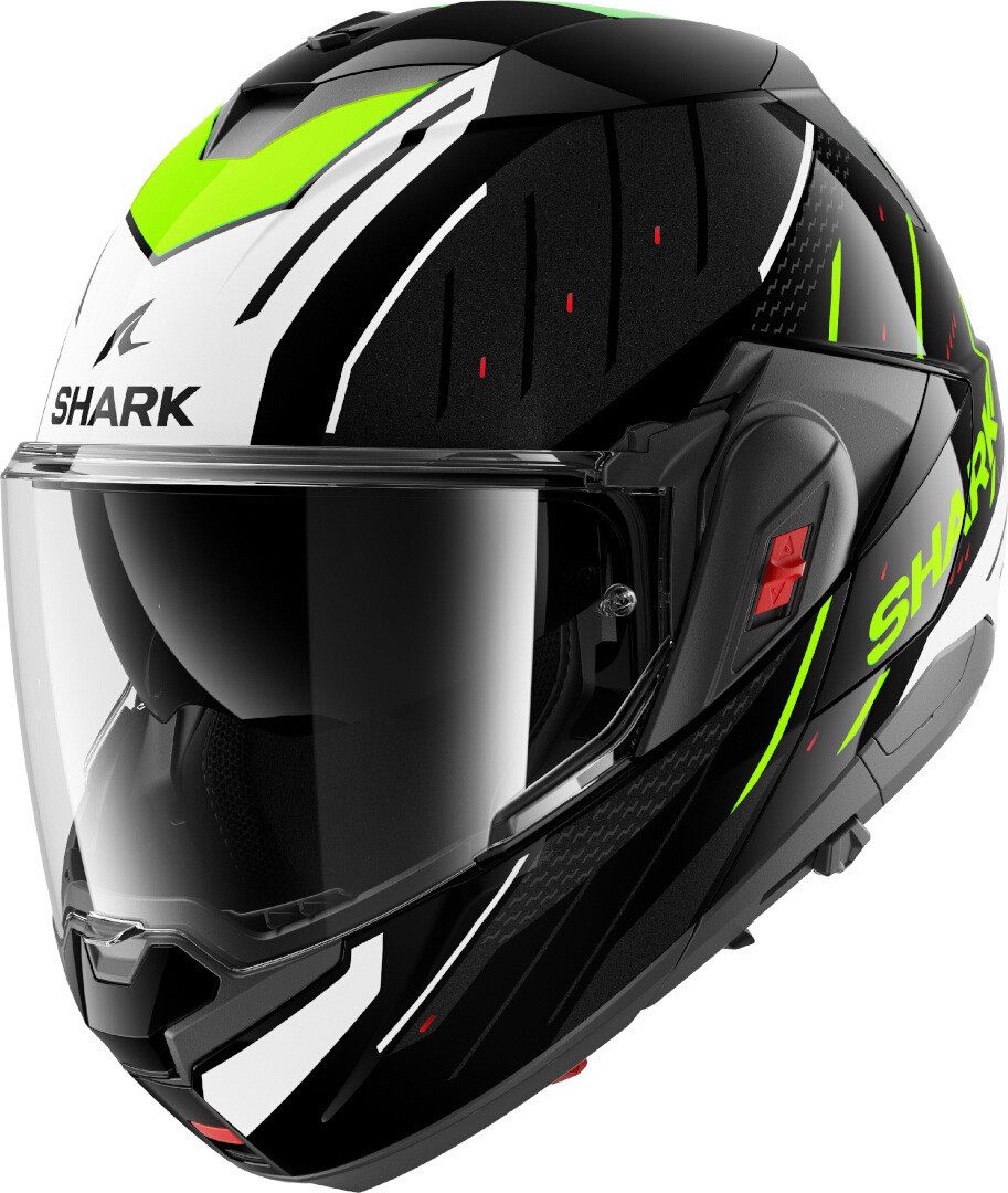 Shark Motorradhelm Oxo Rydger Klapphelm, integriertes Sonnenvisier