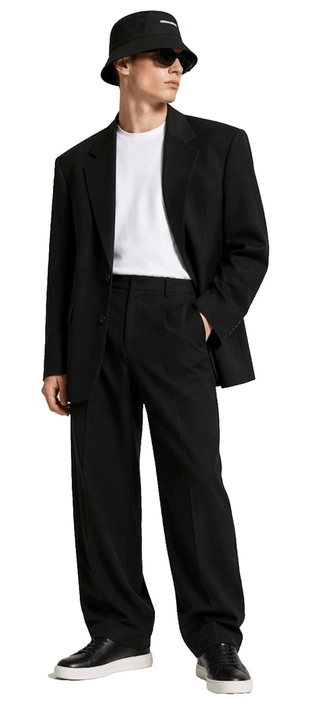Dsquared2 Fischerhut Retro Bucket Rapper Icon Hut Cap Mütze Unisex Bucket Form mit modernem Streetwear-Charakter – Bild 5 von 5