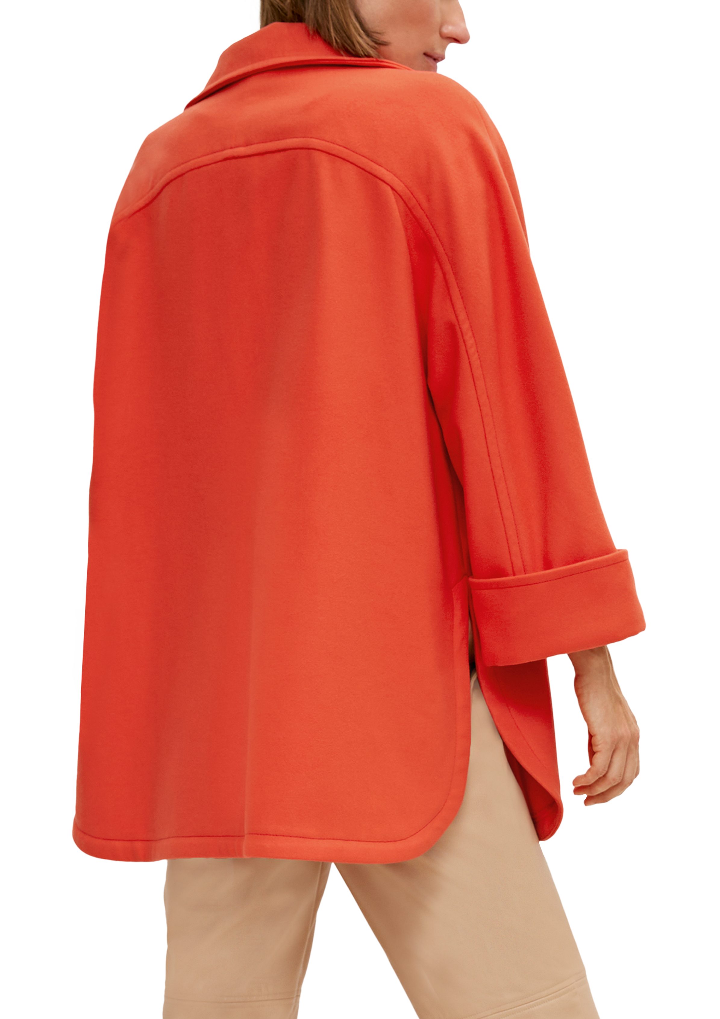 Comma Cape-Stil dark Mantel Kurzjacke orange im