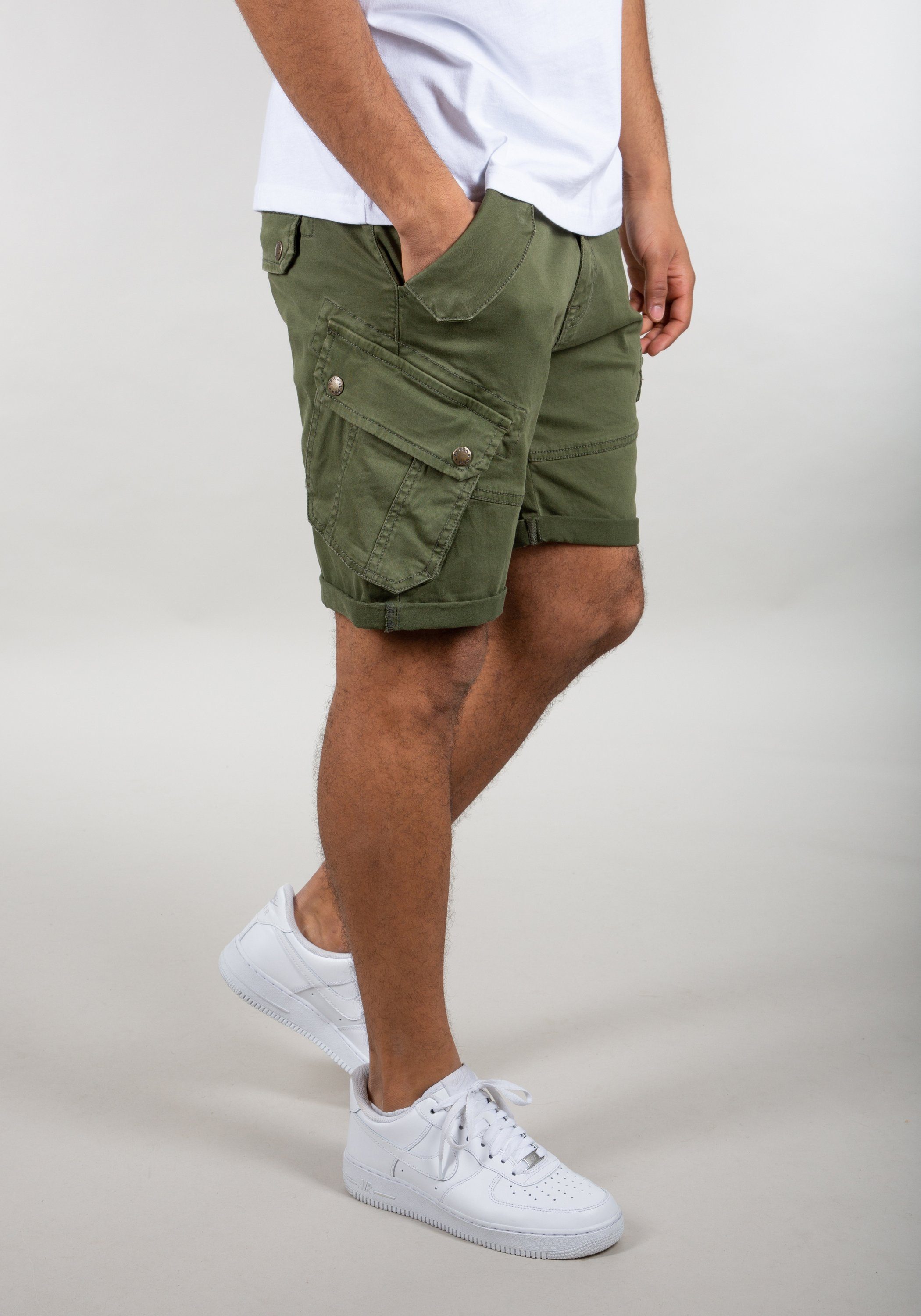 Industries dark Shorts olive Short Combat Alpha Men Shorts Alpha - Industries Cargo