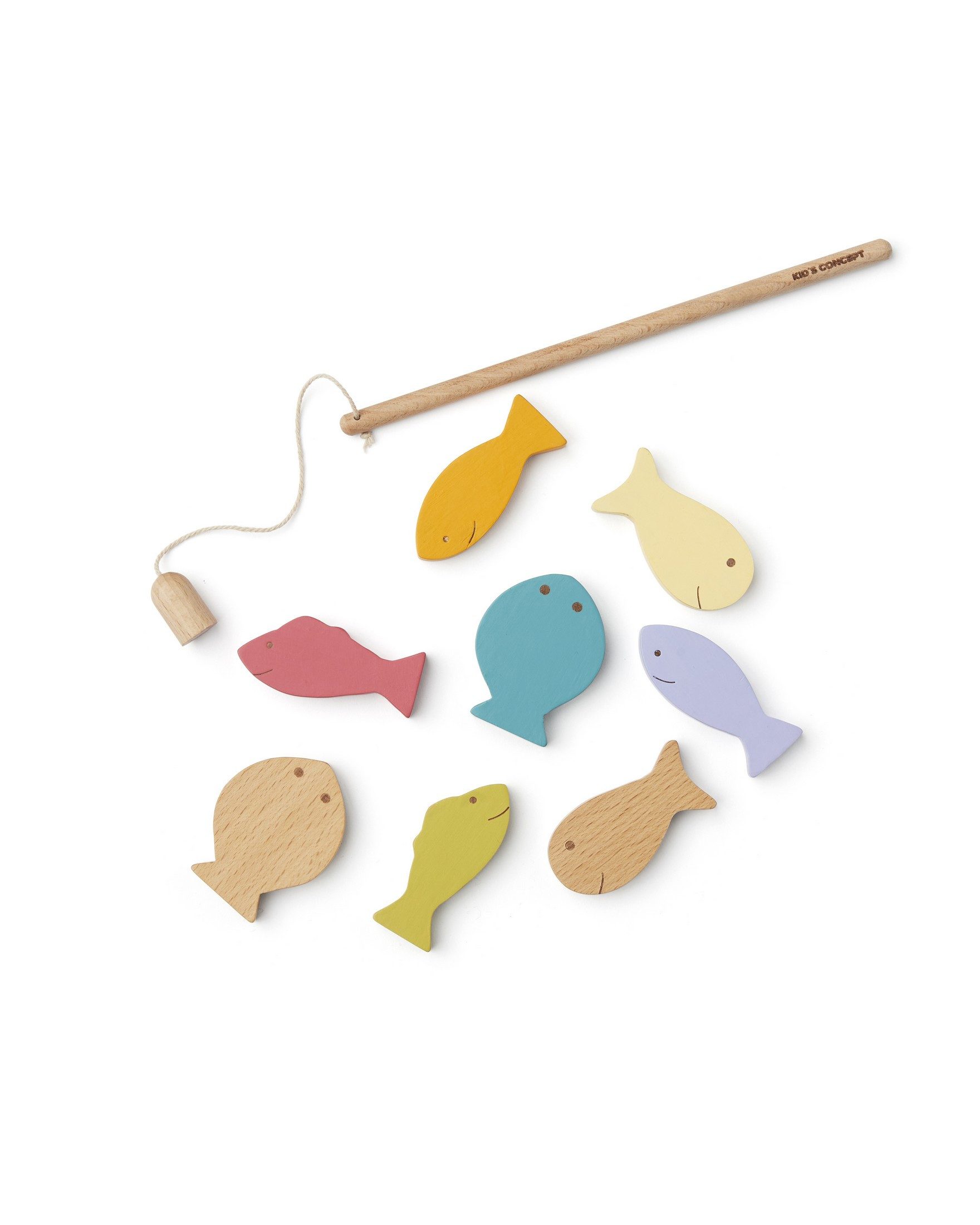 Kids Concept Lernspielzeug Kids Concept Angelspiel bunt - ab 2 Jahre - 22,5x17x2cm (9-St)