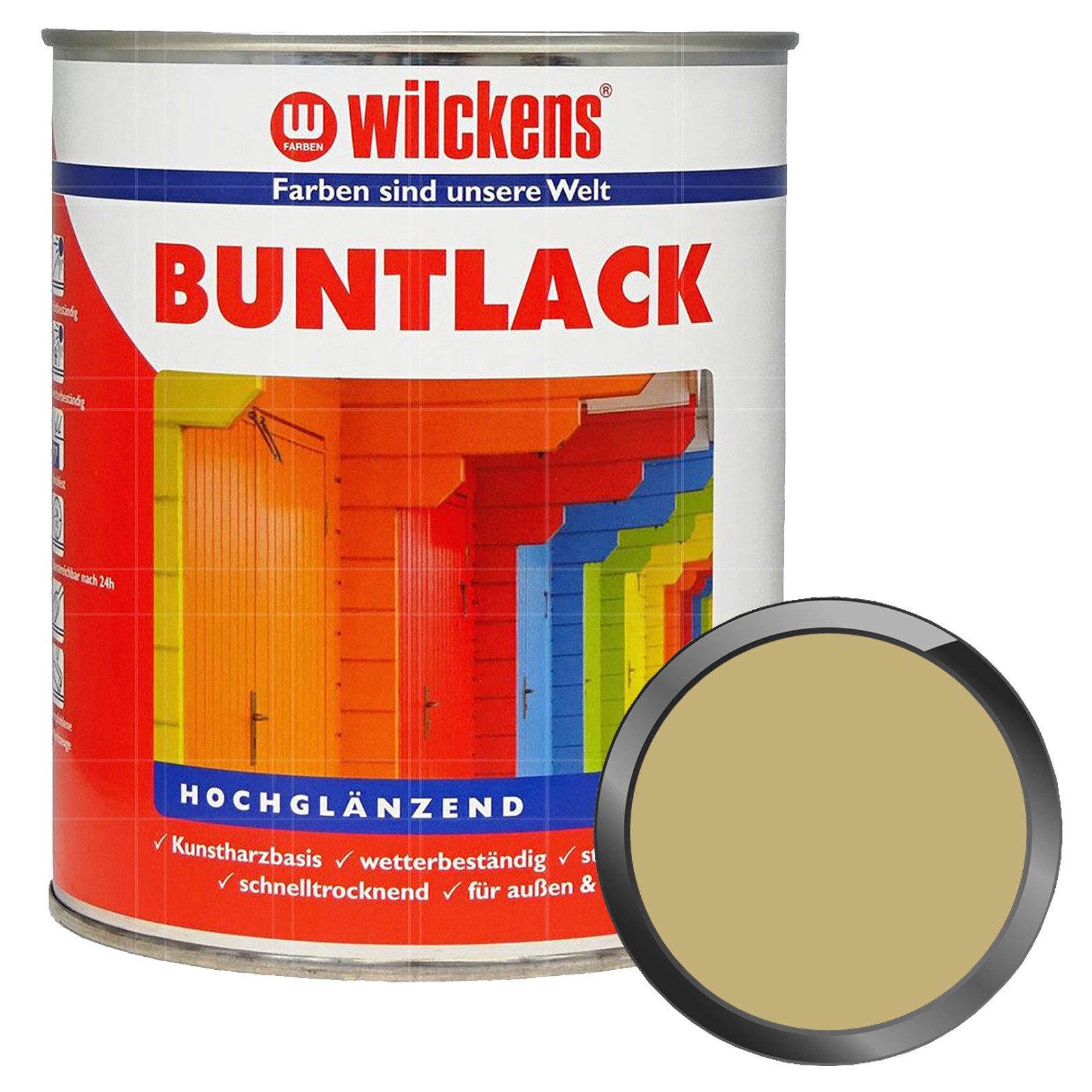 Wilckens Farben Lack Buntlack hochglänzend - 0.375 Liter