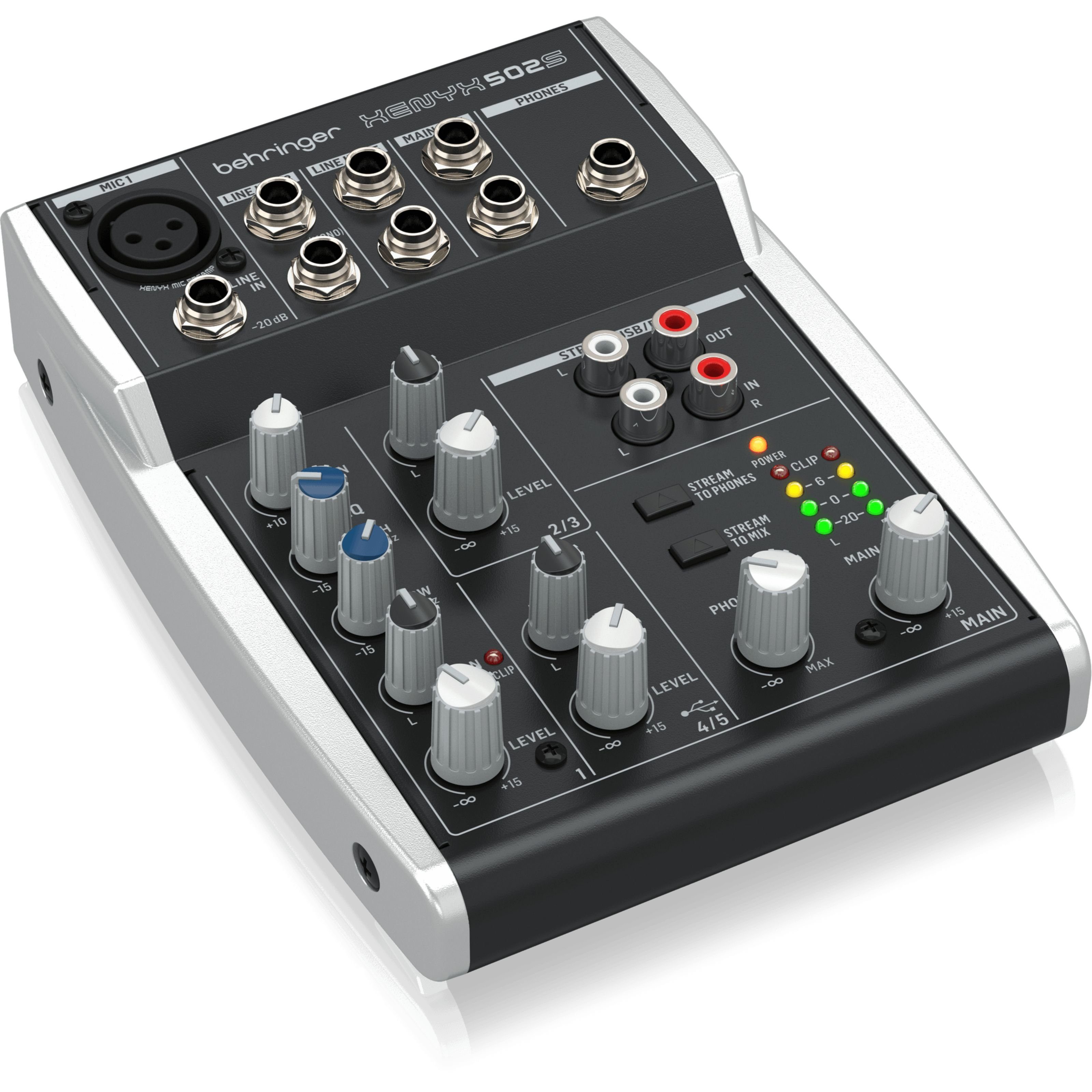 Behringer Mischpult, (PA Mischpulte, Analog Mixer), XENYX 502S - Analogmixer